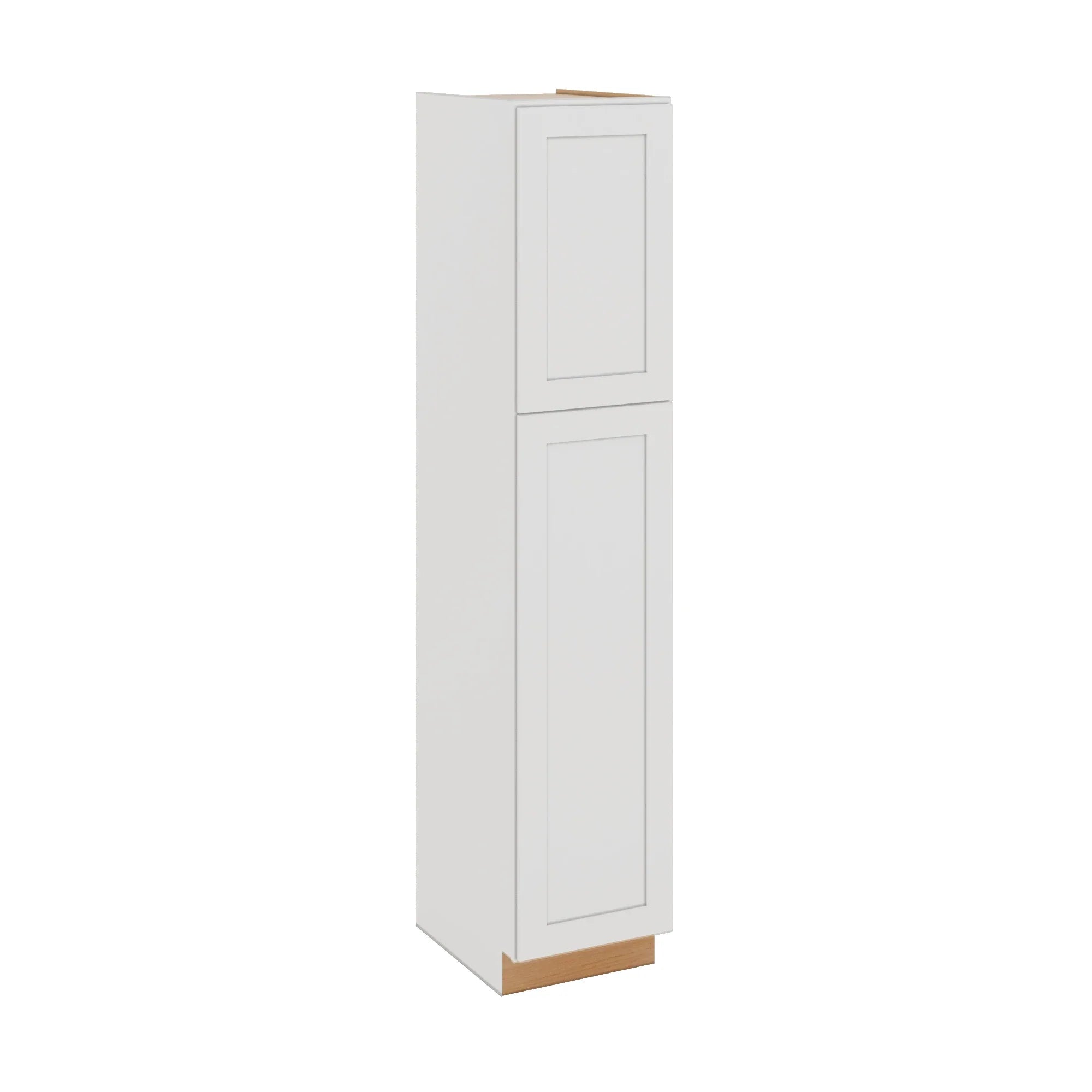 Modernform Cabinet White Shaker 18" W X 90" H X 24" D Tall Pantry Cabinet