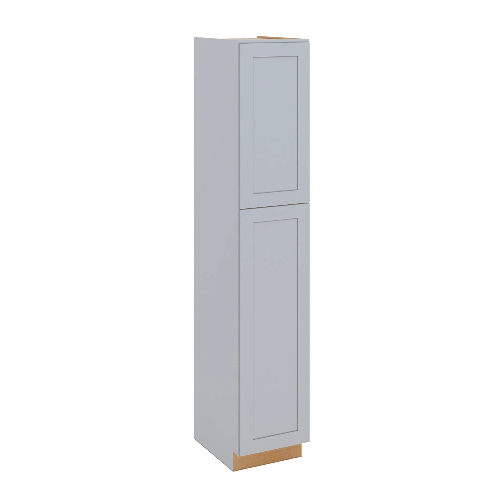 Modernform Cabinet Grey Shaker 18" W X 96" H X 24" D Tall Pantry Cabinet