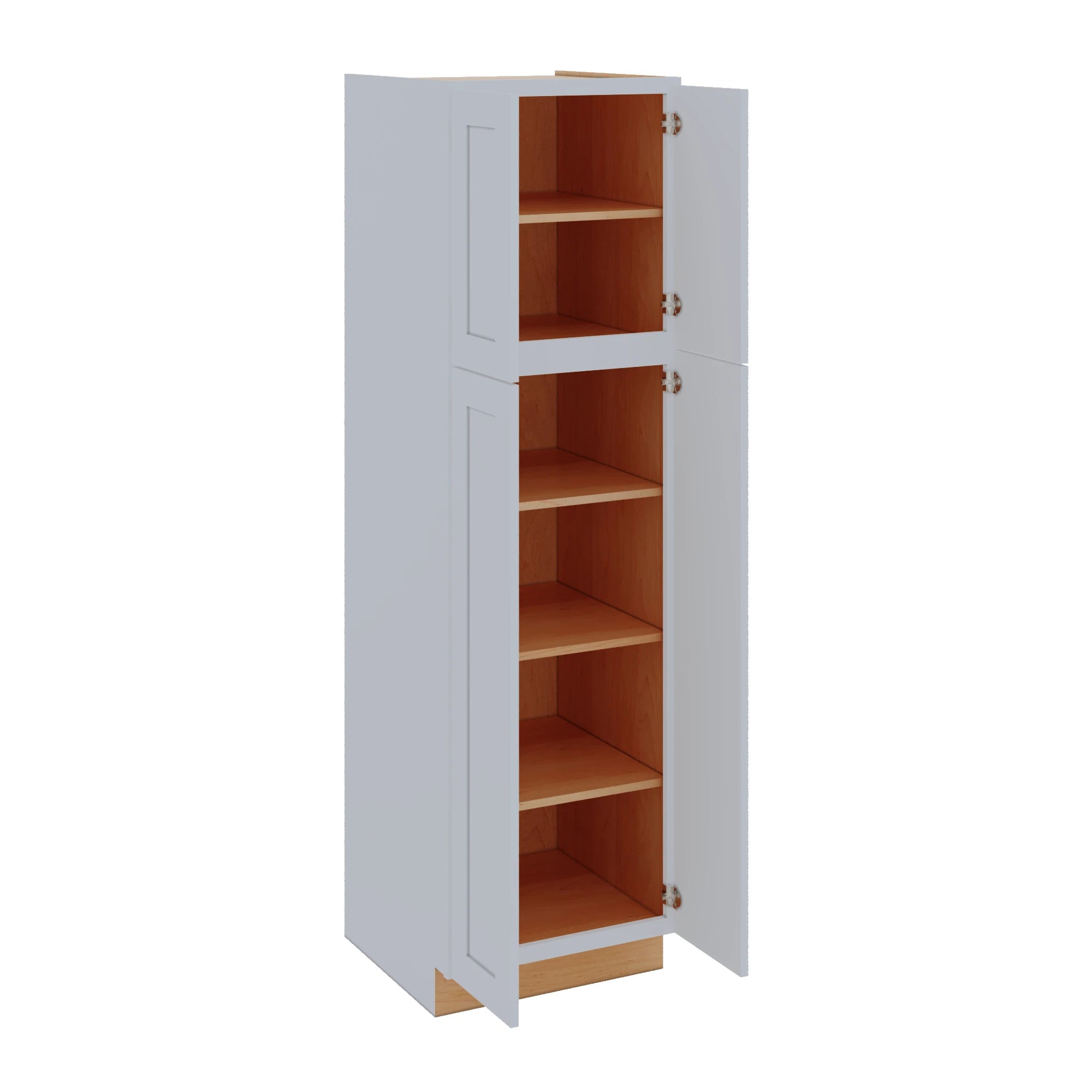 Modernform Cabinet Grey Shaker 24" W X 84" H X 24" D Tall Pantry Cabinet