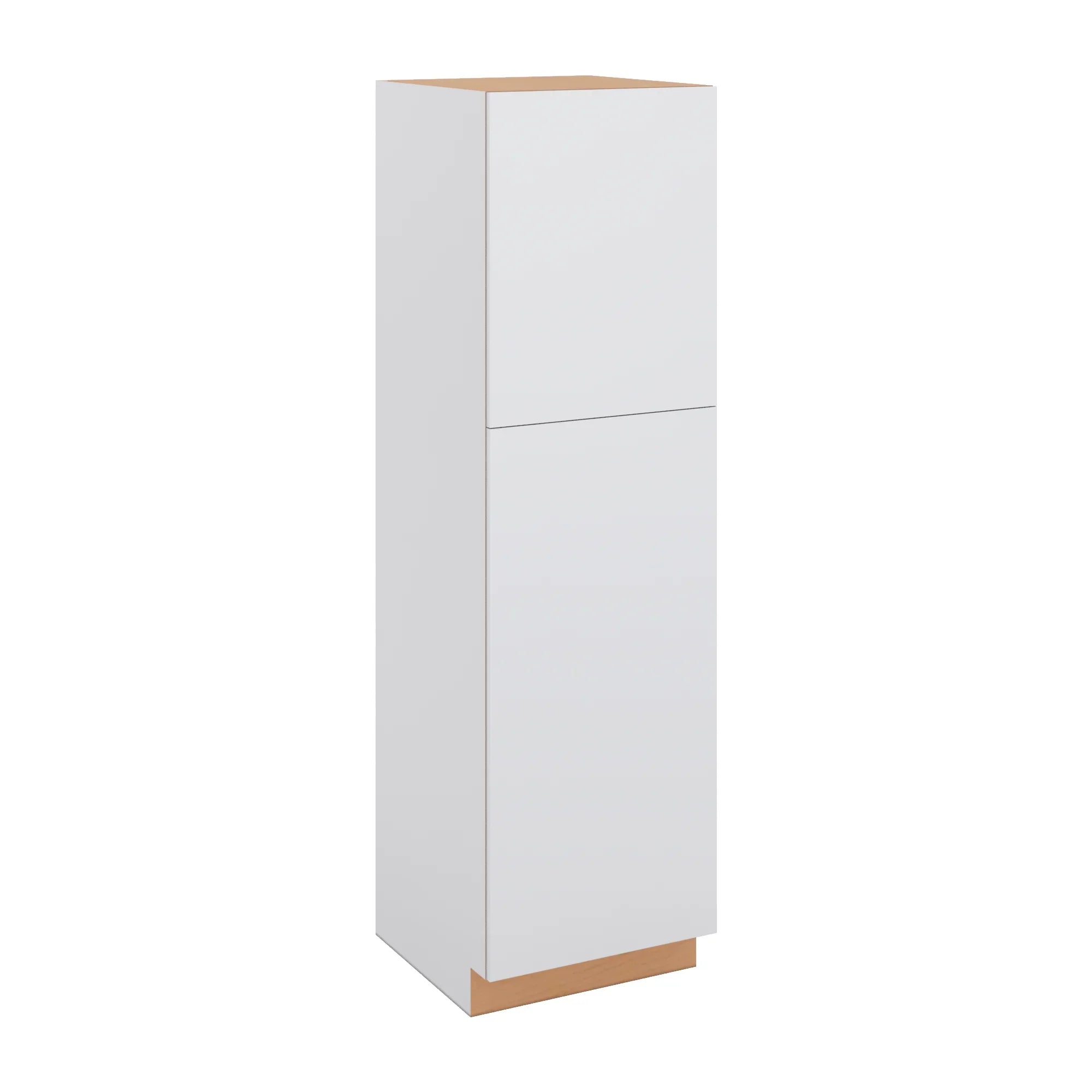 Modernform Cabinet Matte White 24" W X 84" H X 24" D Single Door Tall Pantry Cabinet