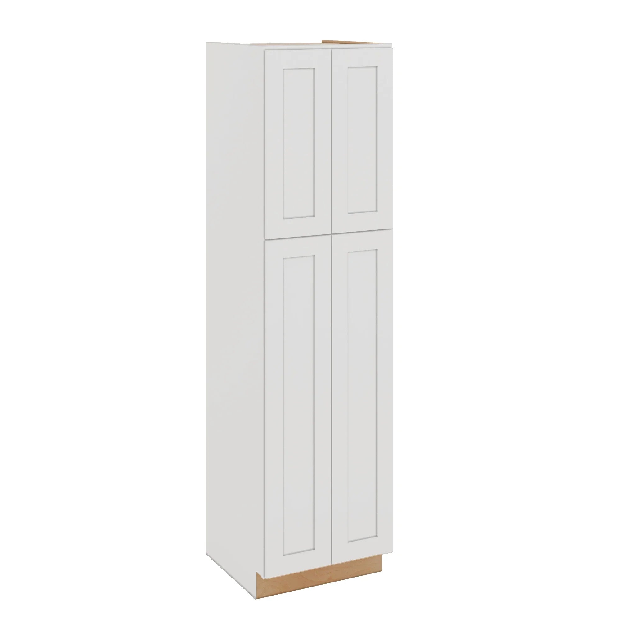 Modernform Cabinet White Shaker 24" W X 90" H X 24" D Tall Pantry Cabinet