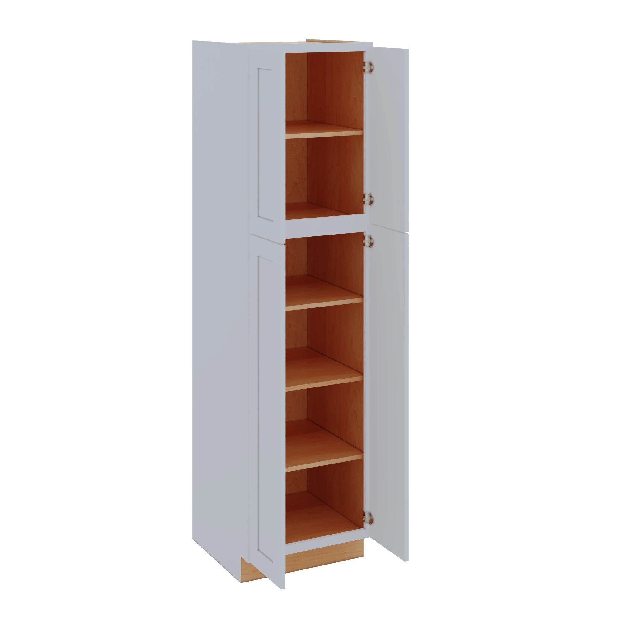 Modernform Cabinet Grey Shaker 24" W X 90" H X 24" D Tall Pantry Cabinet
