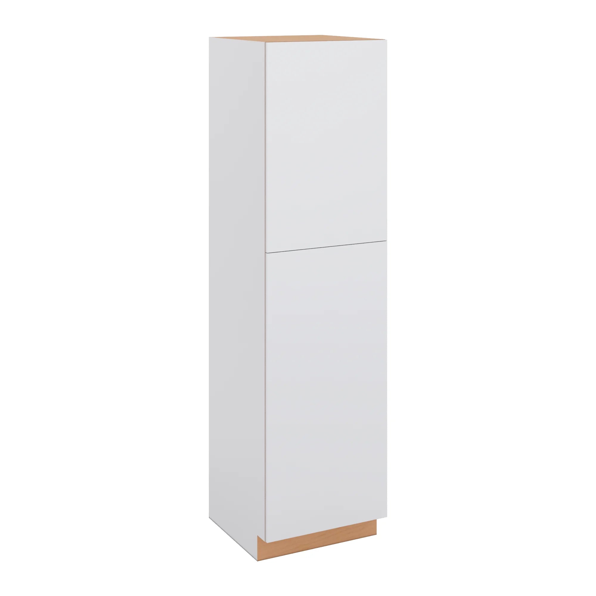 Modernform Cabinet Matte White 24" W X 90" H X 24" D Single Door Tall Pantry Cabinet
