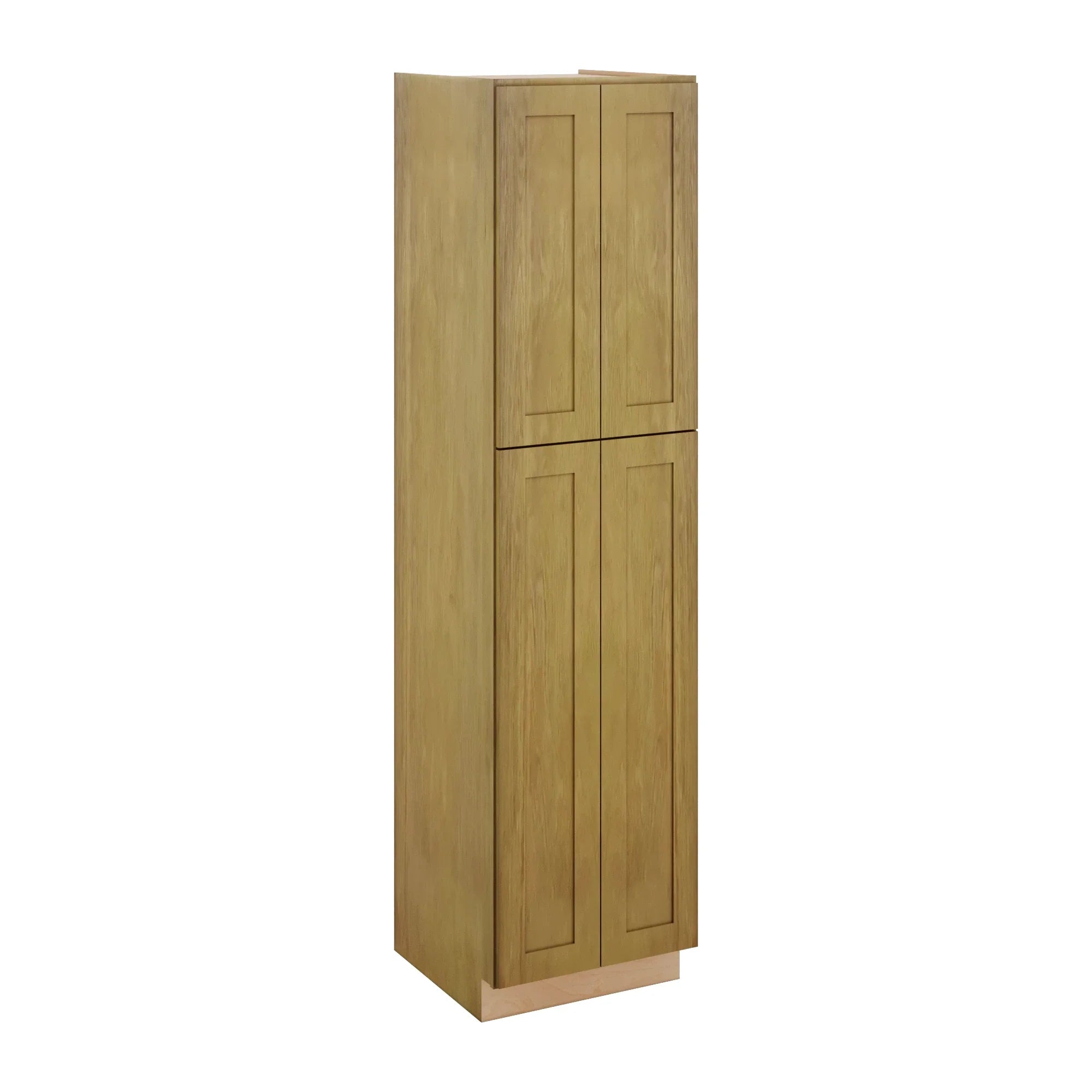 Modernform Cabinet Natural Shaker 24" W X 96" H X 24" D Tall Pantry Cabinet