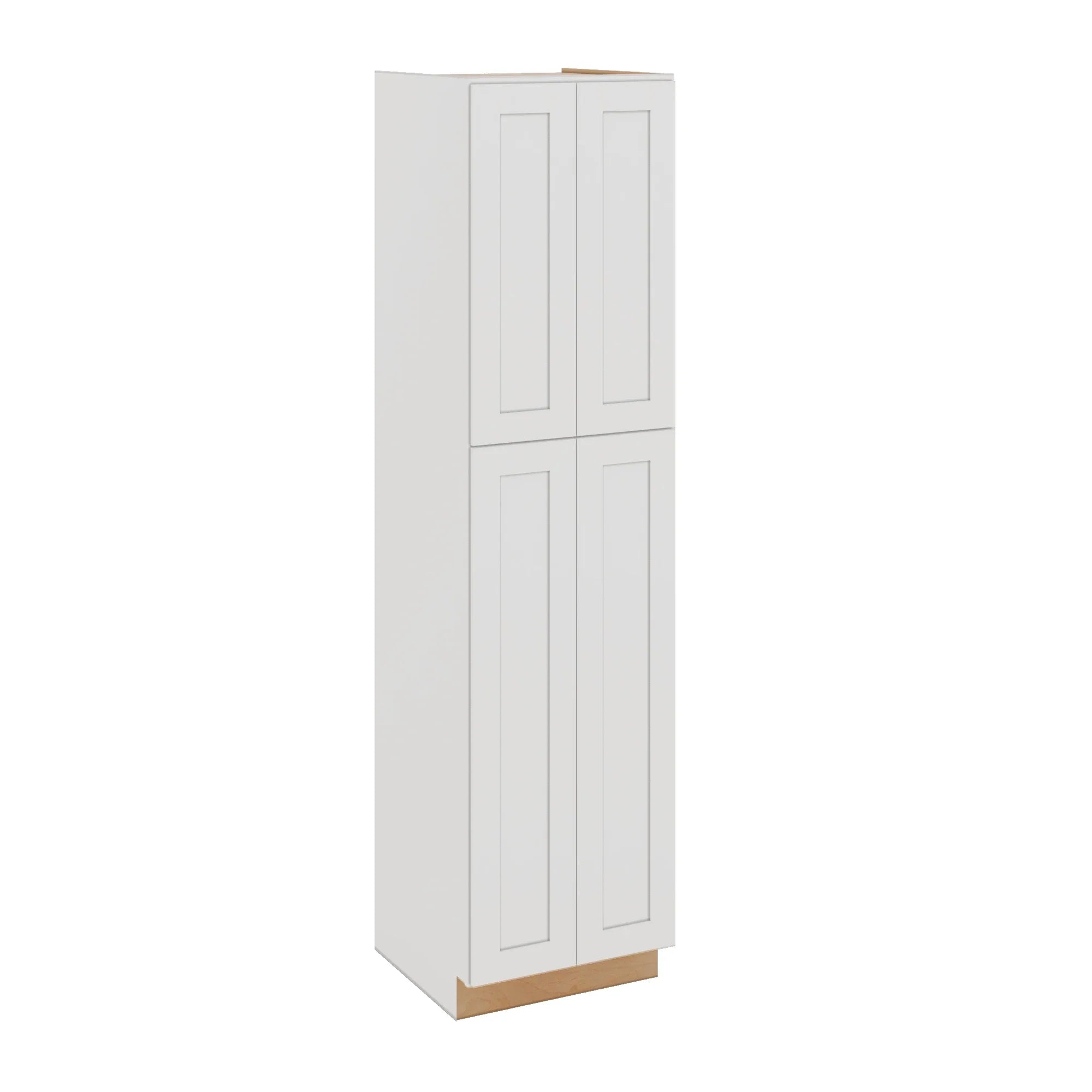 Modernform Cabinet White Shaker 24" W X 96" H X 24" D Tall Pantry Cabinet