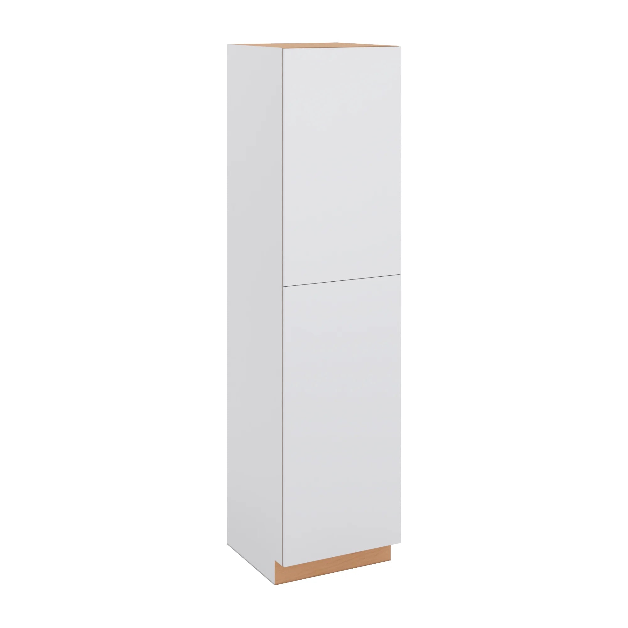 Modernform Cabinet Matte White 24" W X 96" H X 24" D Single Door Tall Pantry Cabinet