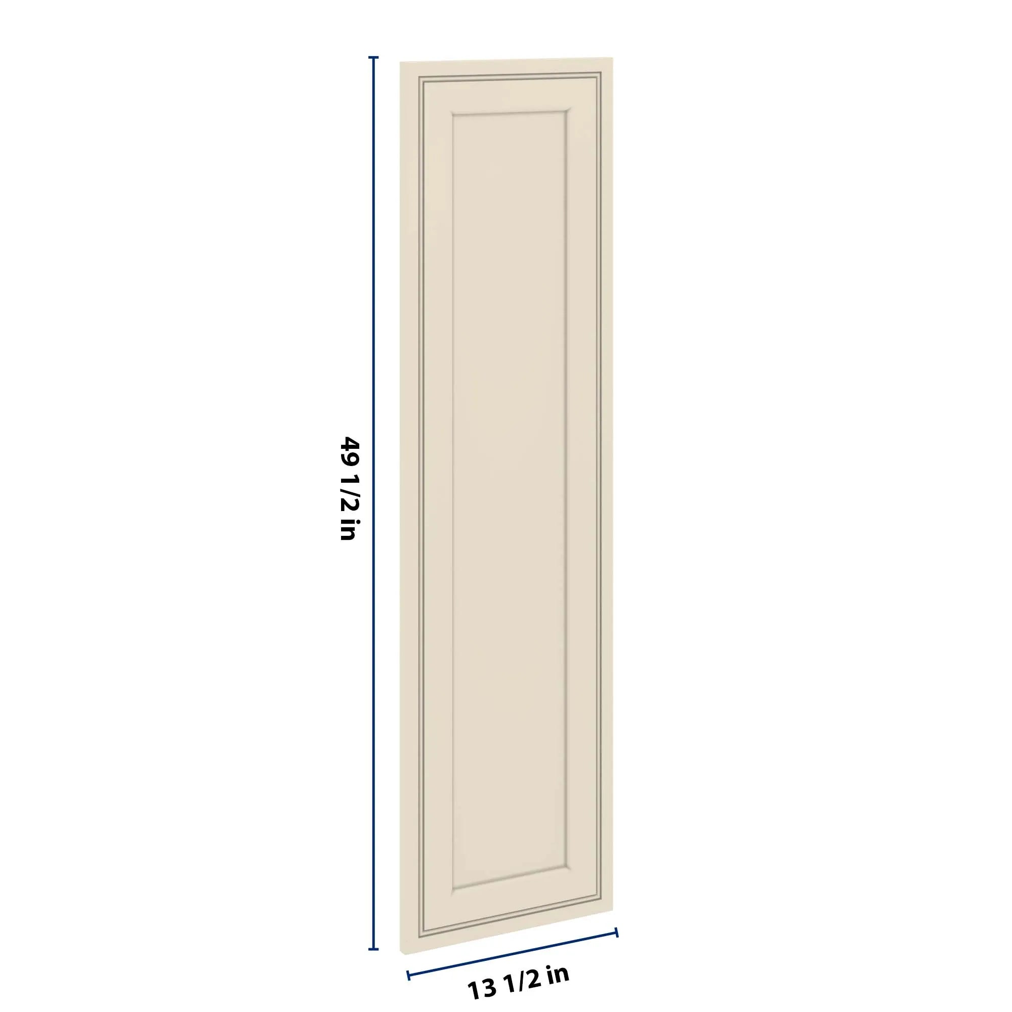 J&K Pearl Glazed H9 Dummy Lower Door Panel 13 1/2" W x 49 1/2" H