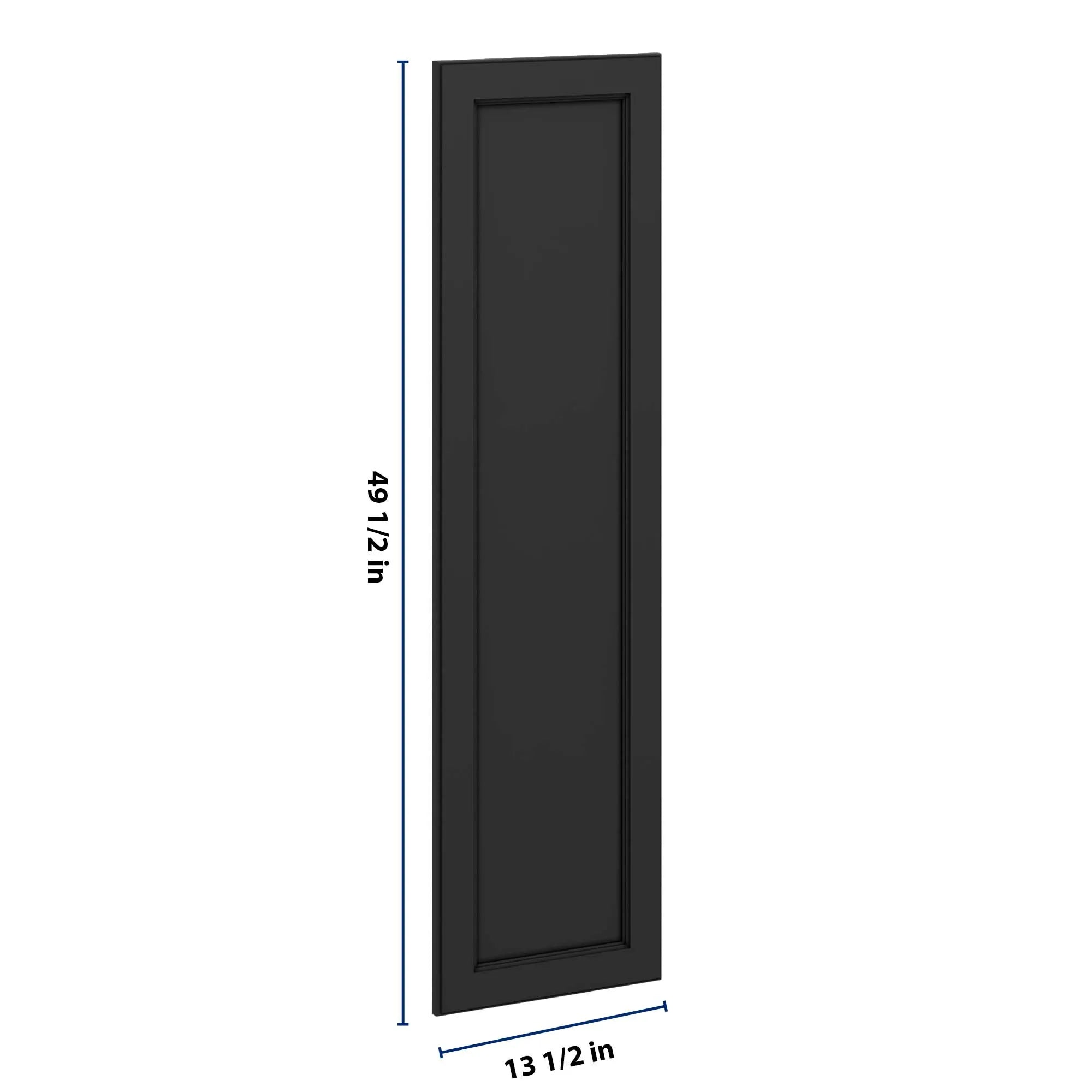 J&K Charcoal E2 Dummy Lower Door Panel 13 1/2" W x 49 1/2" H