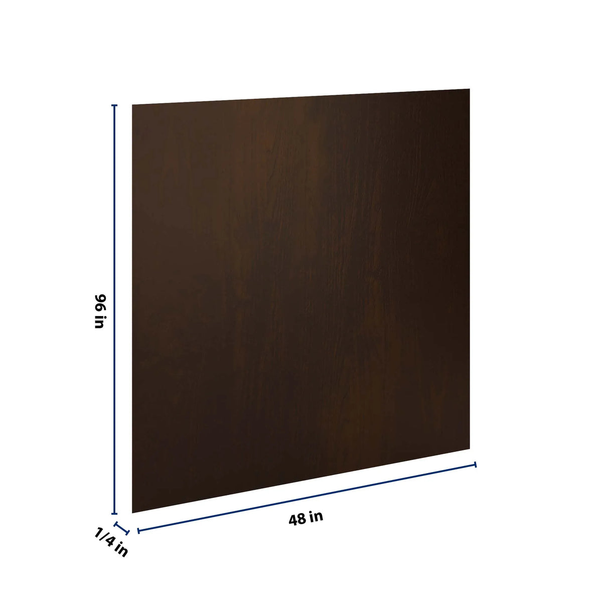 CNC Luxor 5-Piece Espresso 1/4 " W X 96" H X 48" D Plywood Panel