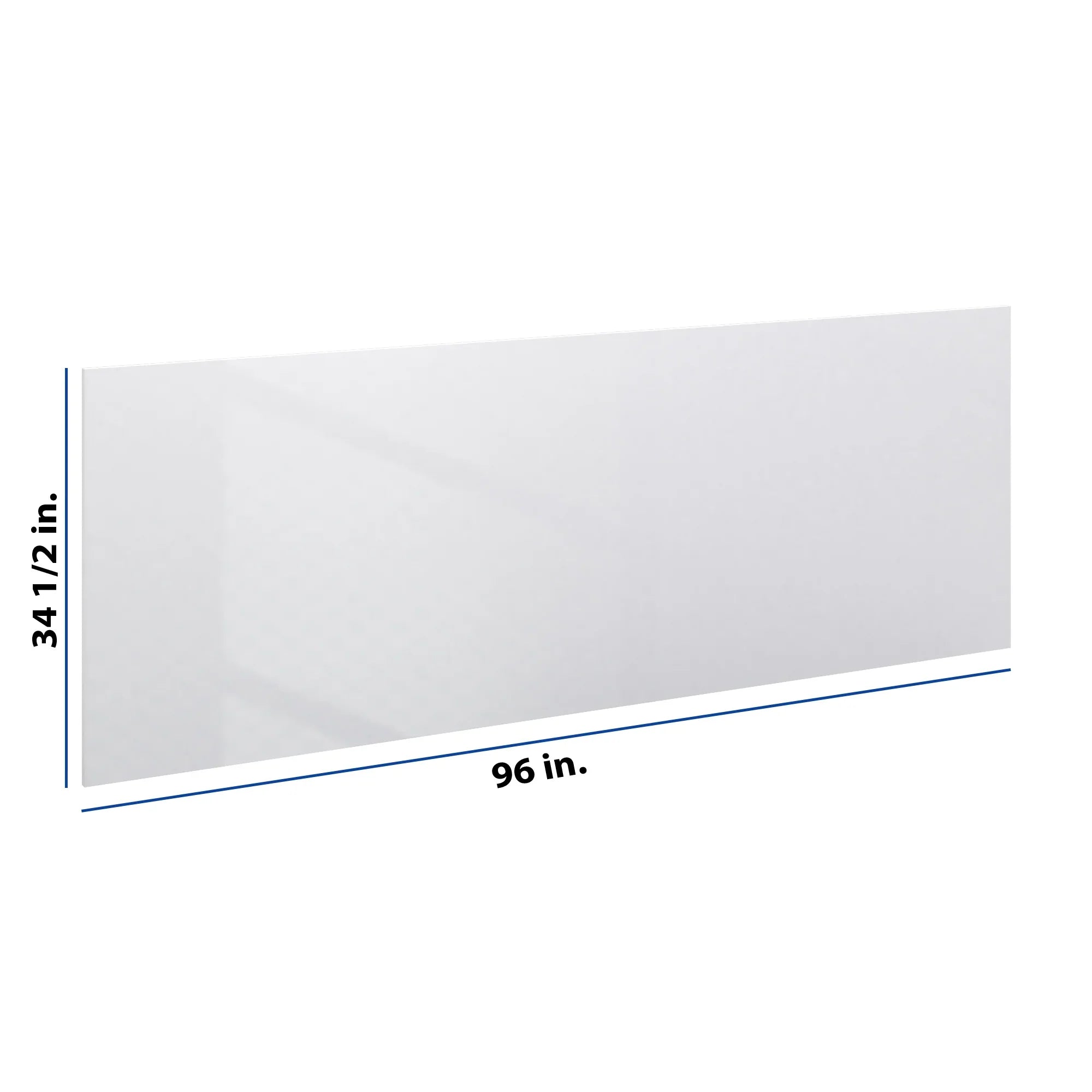 Modernform Cabinet Gloss White 96" W X 34 1/2" H X 3/4" D Skin Panel