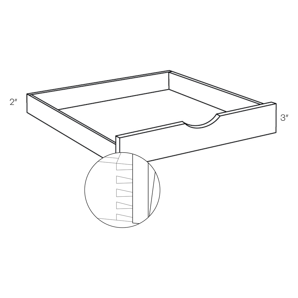 CNC Concord Elegant Dove 21" W Pull Out Shelf