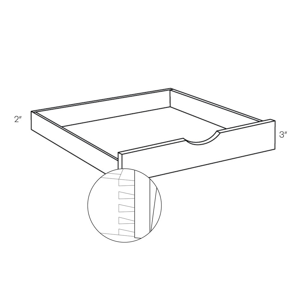 CNC Classic Versailles White 30" W Pull Out Shelf
