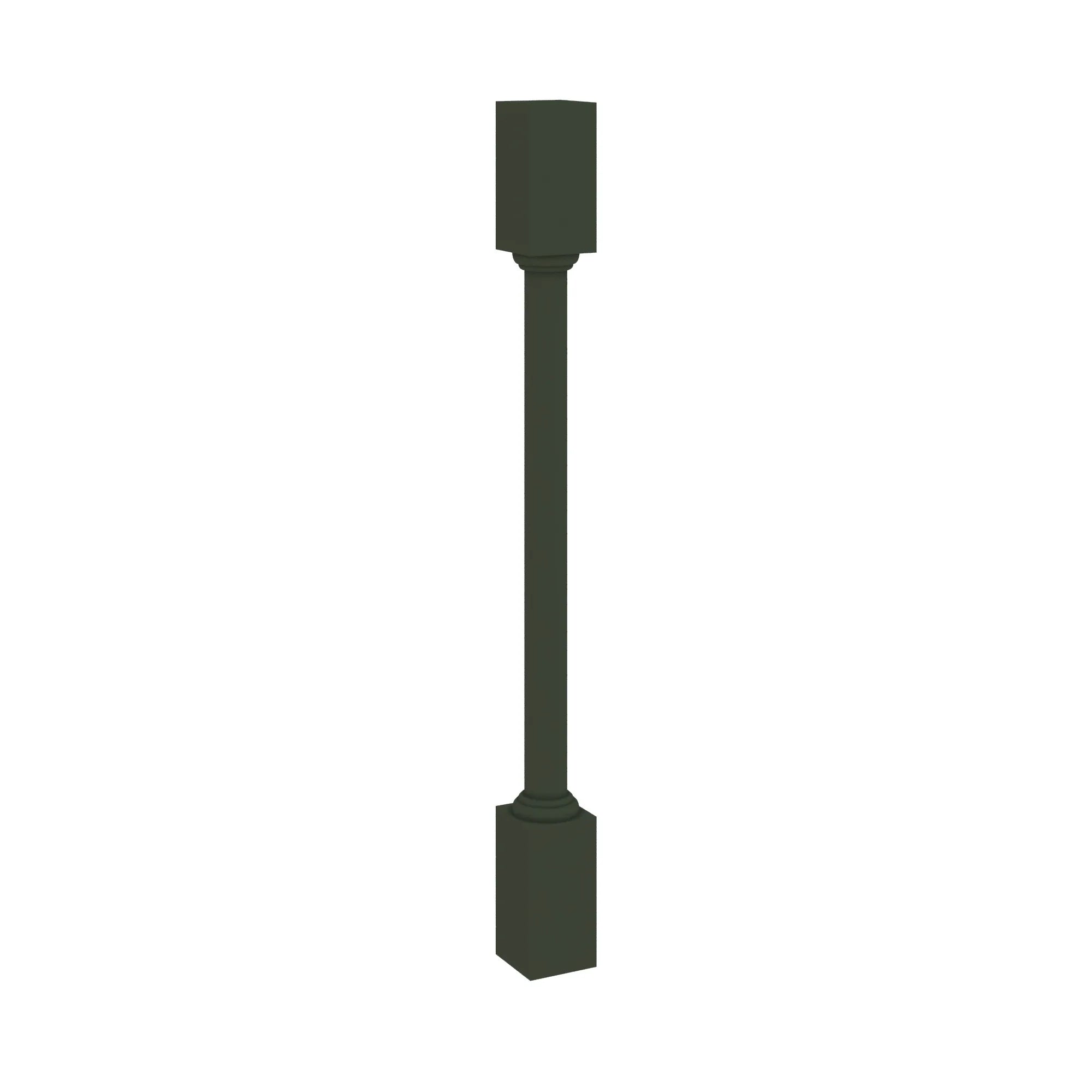 Modernform Cabinet Slim Sage Green 3" W X 34 1/2" H X 3" D Turn Post