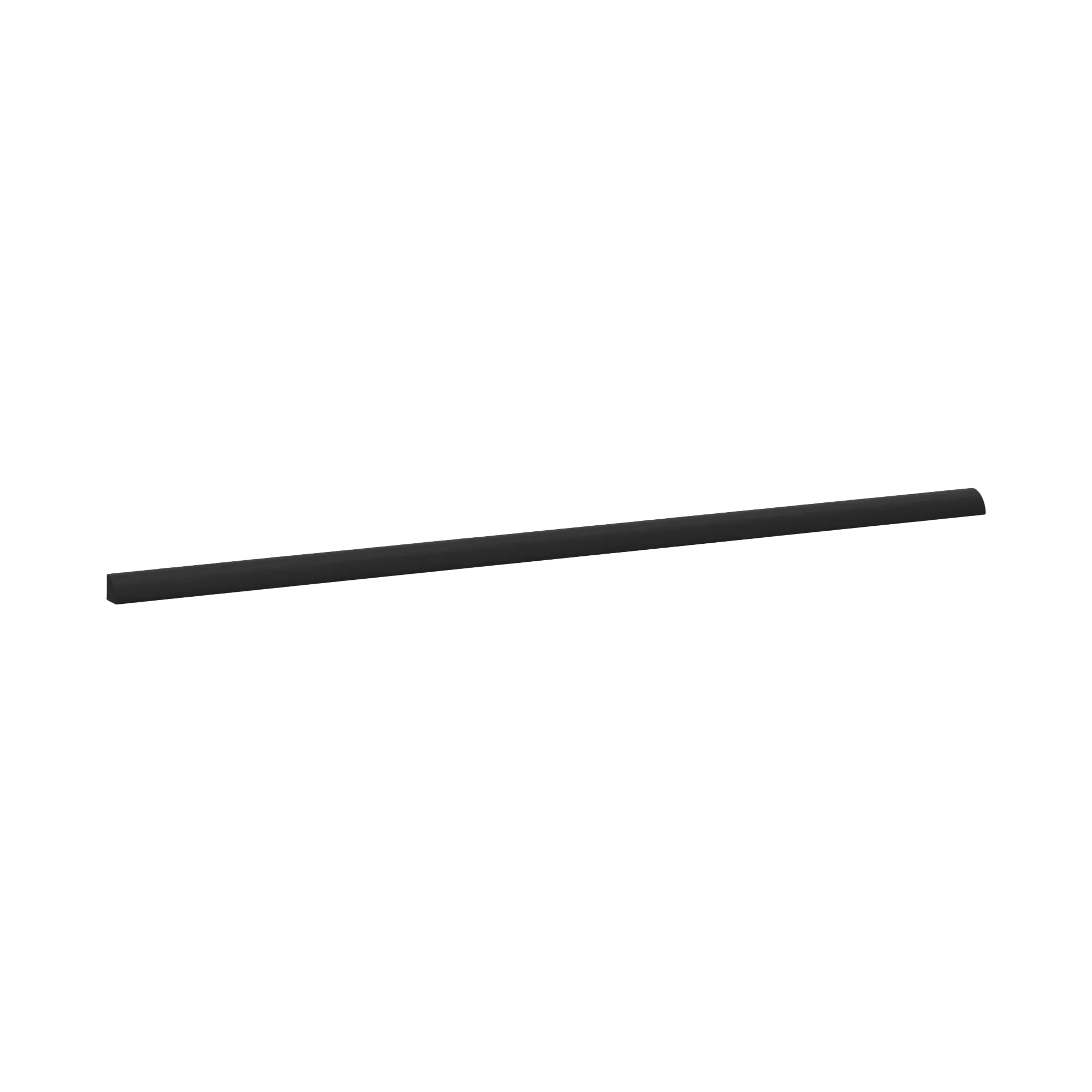 J&K Charcoal E2 96" W Quarter Round Molding