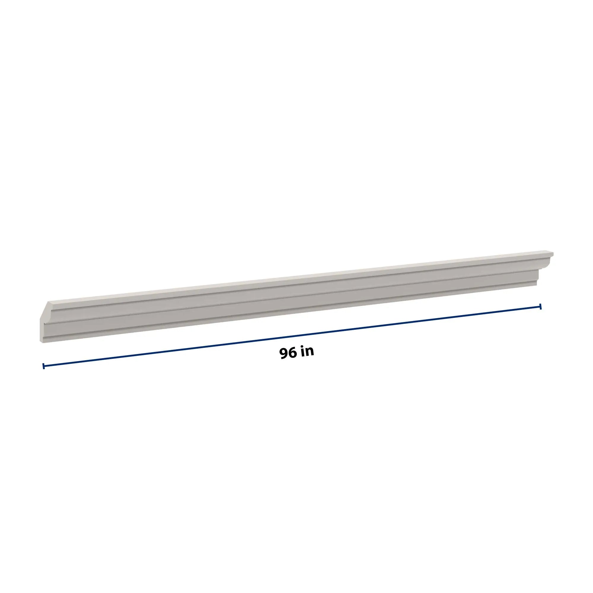 cnc luxor 5 piece misty grey 96 w x 3 1 2 h x 2 1 2 d royal crown molding