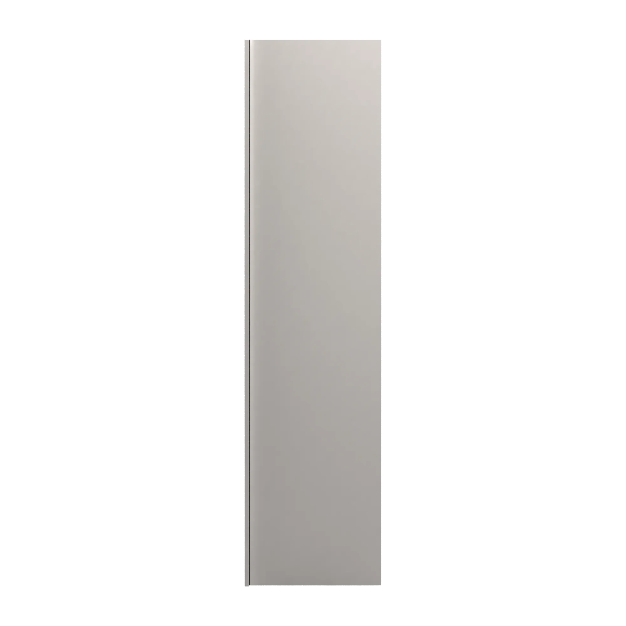 cnc luxor 5 piece misty grey 1 1 2 w x 96 h x 24 d refrigerator end panel