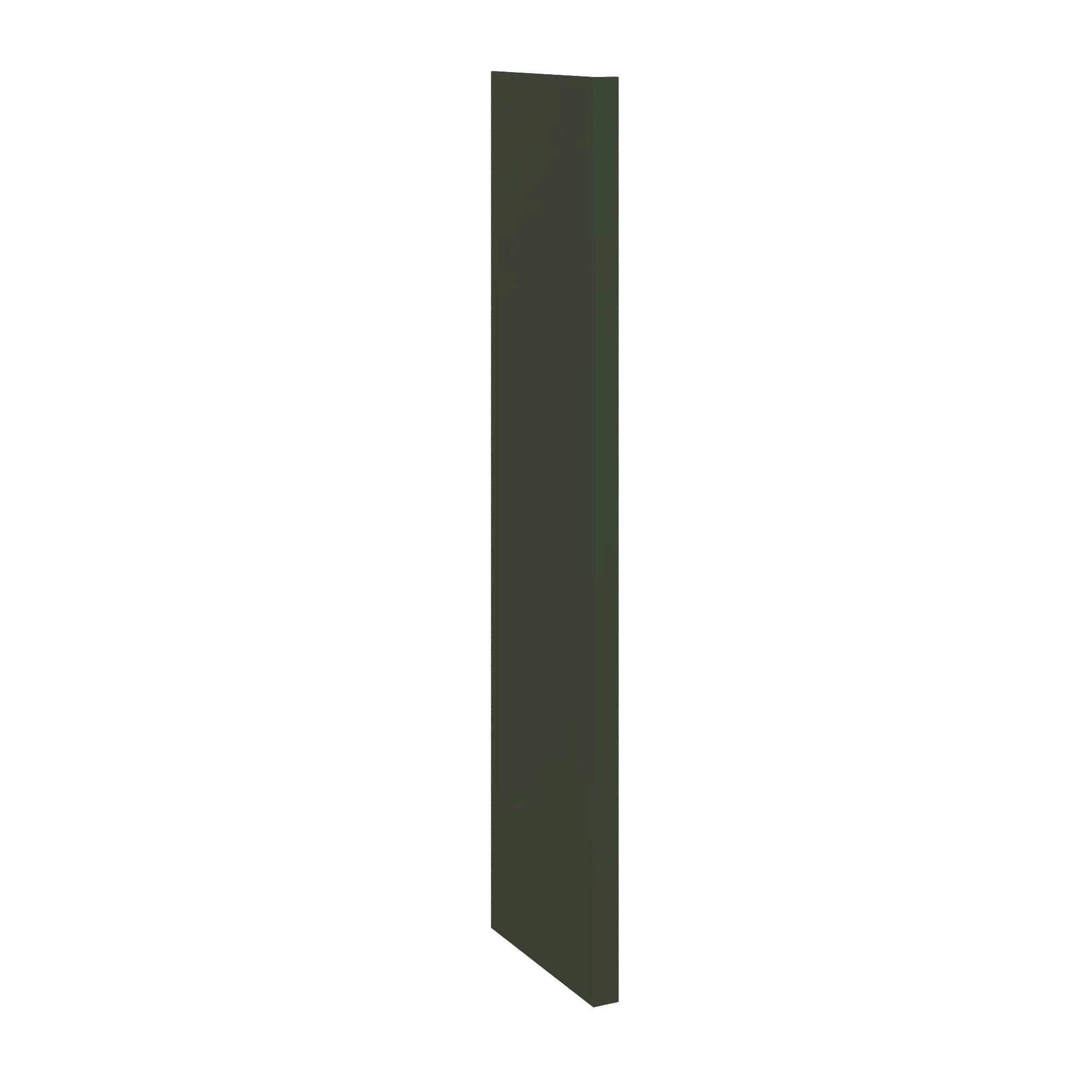 Modernform Cabinet Slim Sage Green 3" W X 96" H X 24" D Refrigerator End Panel