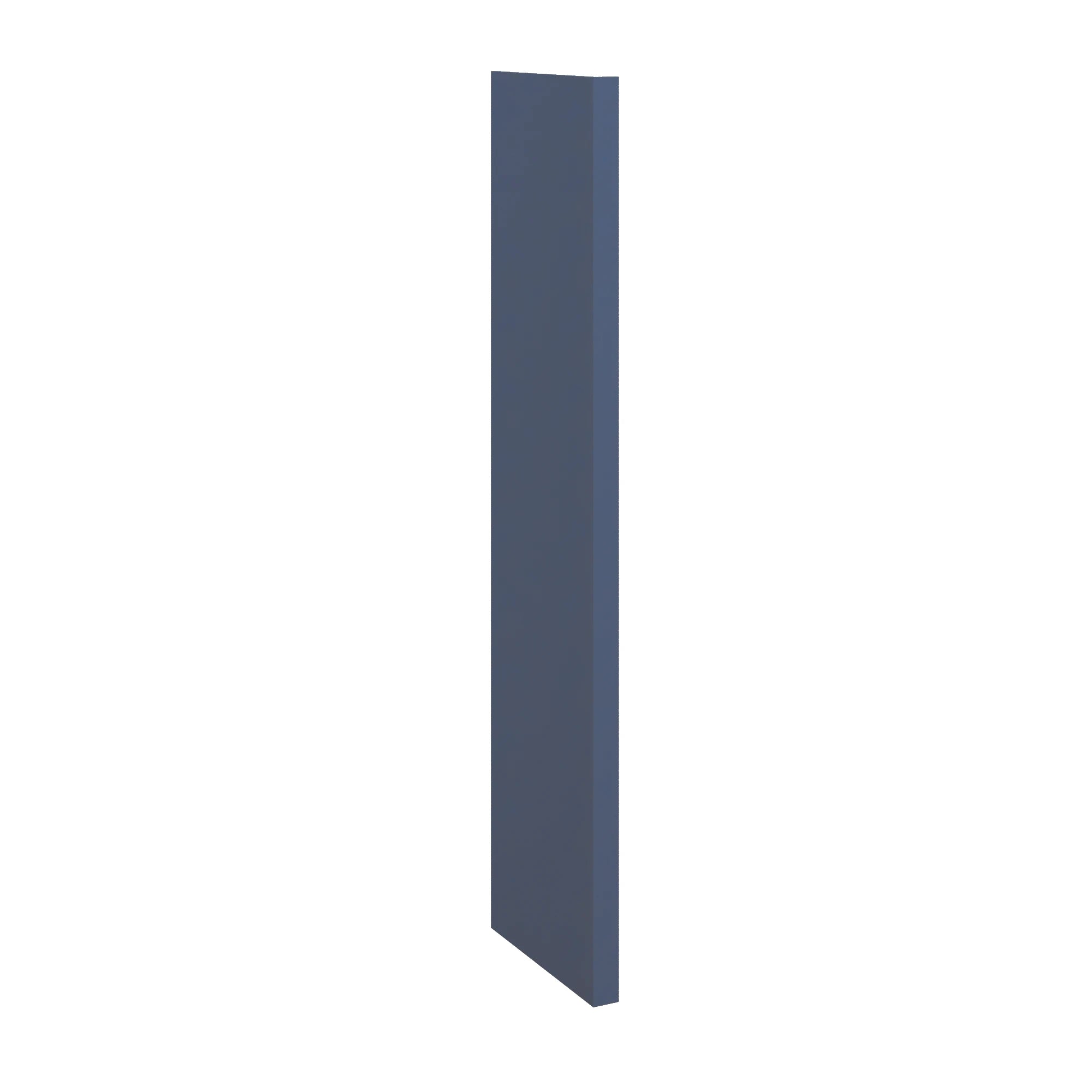Modernform Cabinet Signature Blue 3" W X 96" H X 24" D Refrigerator End Panel