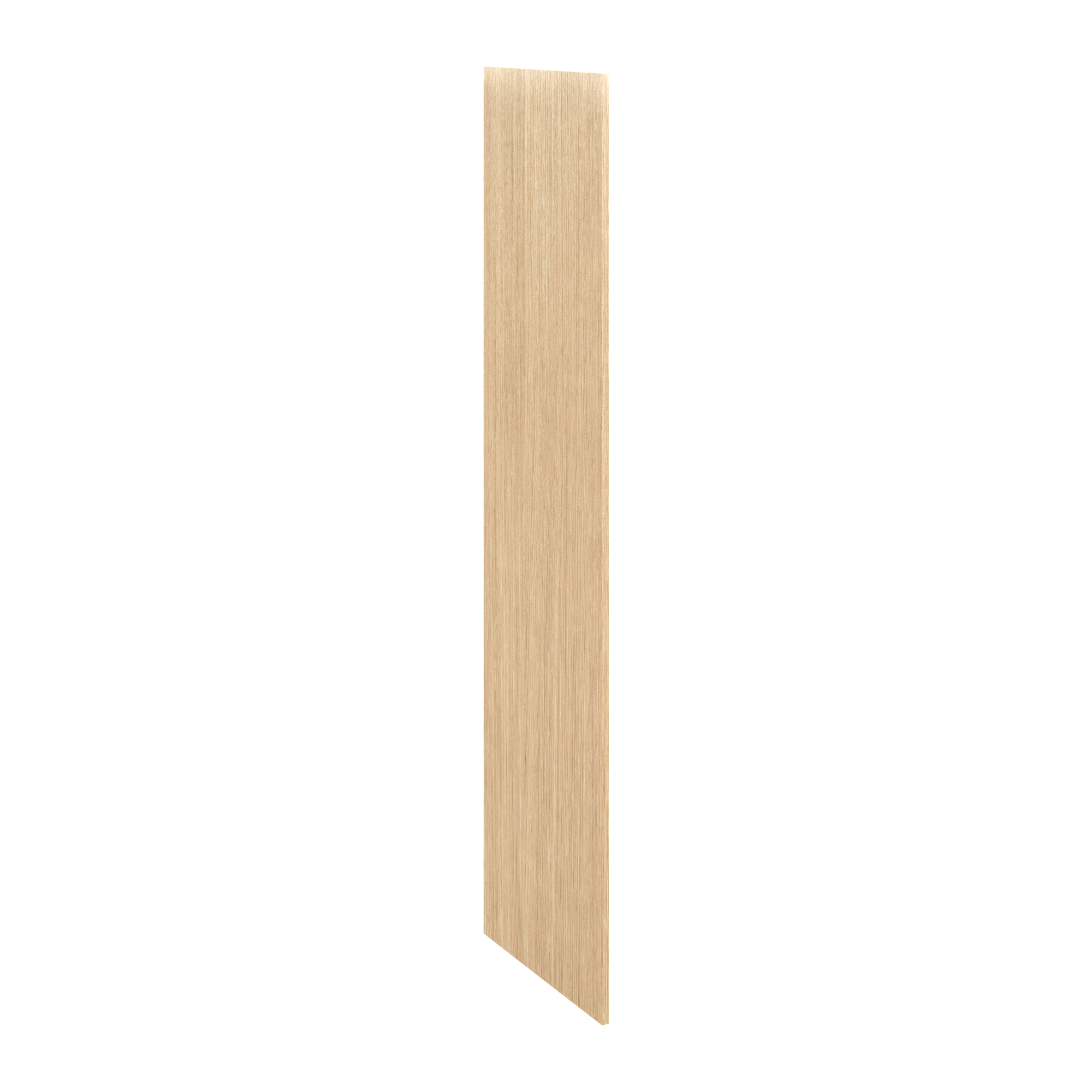 Modernform Cabinet Natural Oak 3/4" W X 90" H X 25" D Refrigerator End Panel
