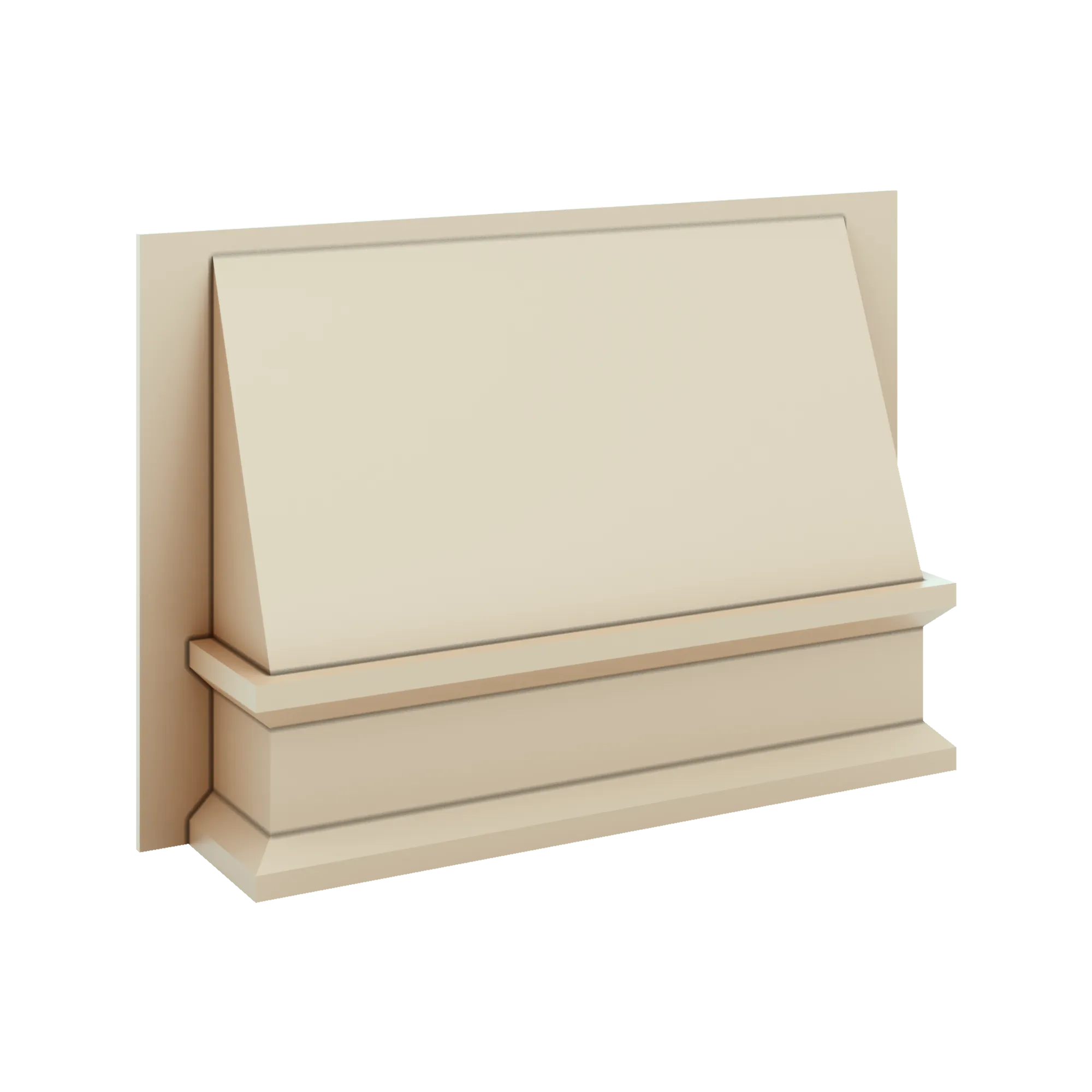 J&K Creme Glazed A7 Range Wood Hood 36" W x 24" H