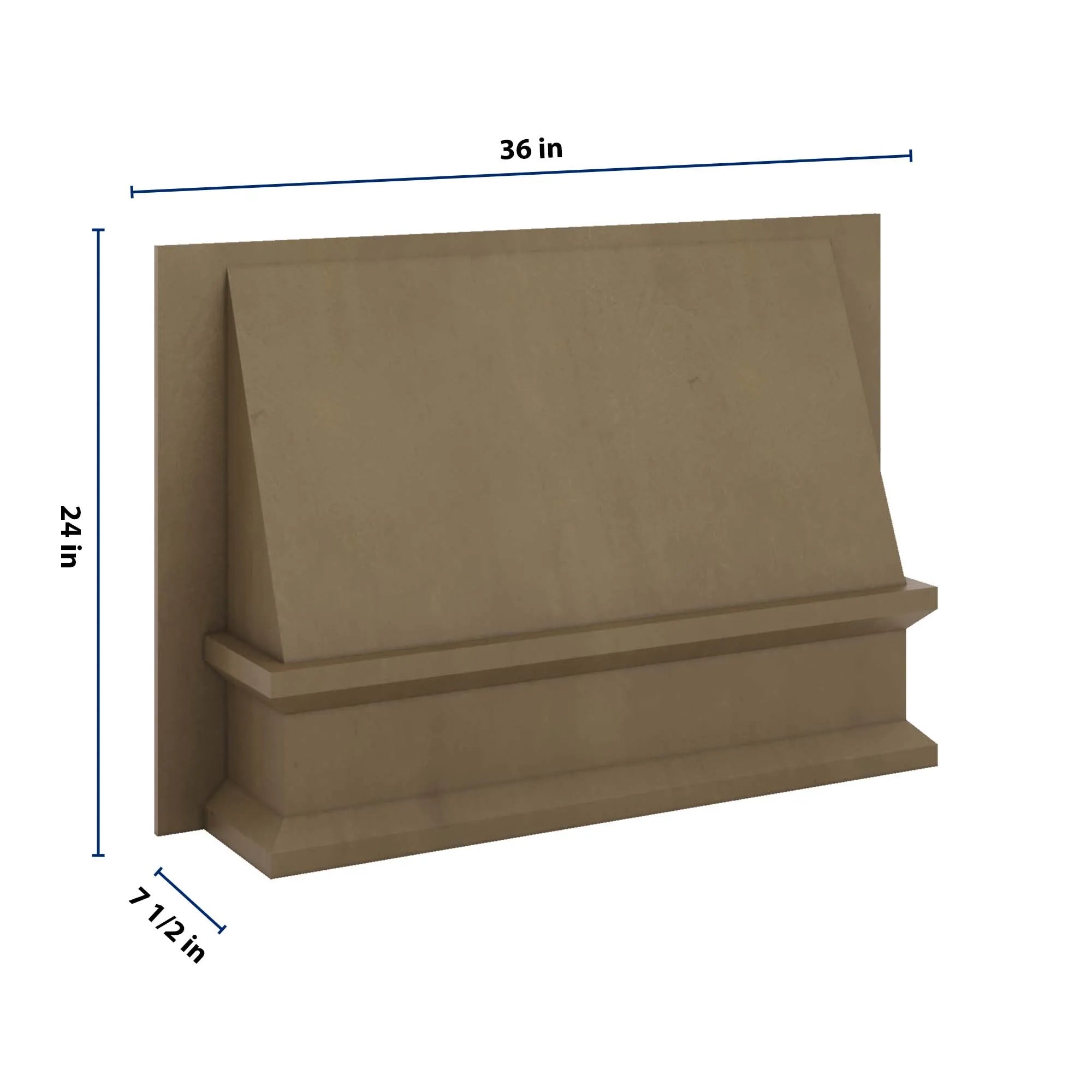J&K Hazel H8 Range Wood Hood 36" W x 24" H