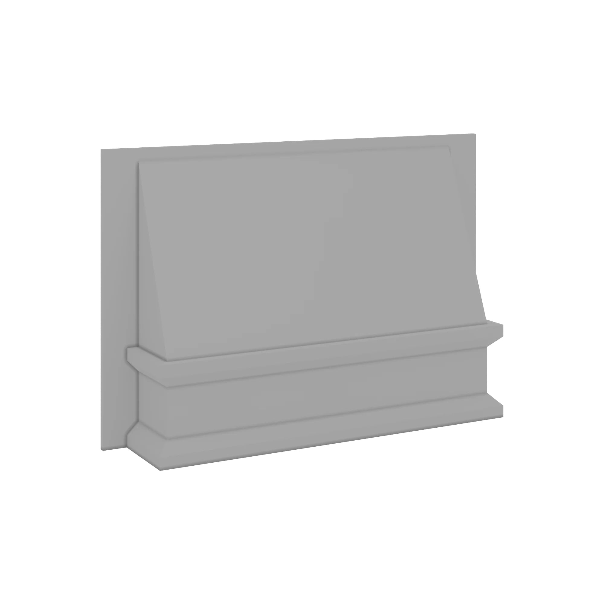 J&K Castle Grey S5 Range Wood Hood 36" W x 24" H