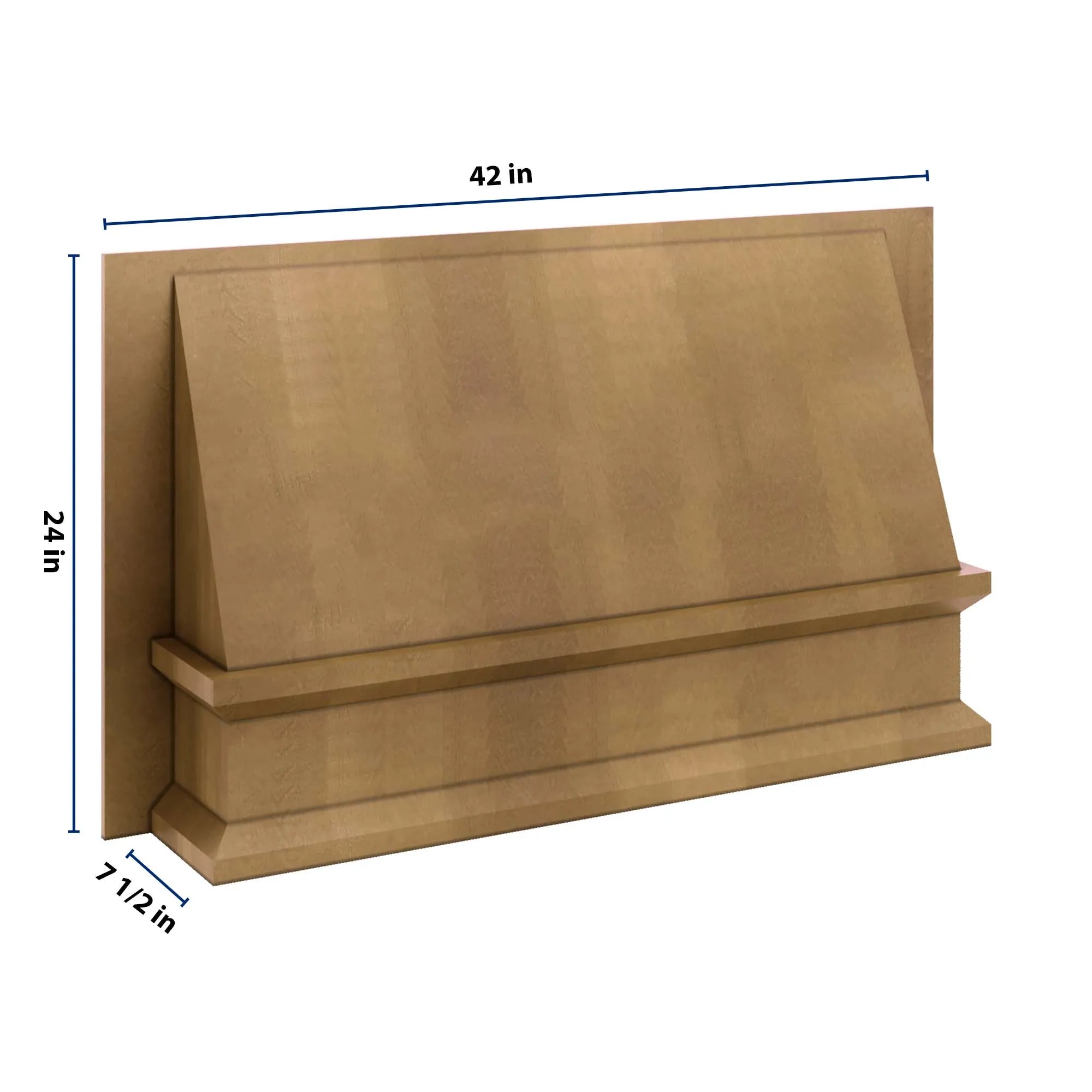 J&K Butterscotch B8 Range Wood Hood 42" W x 24" H
