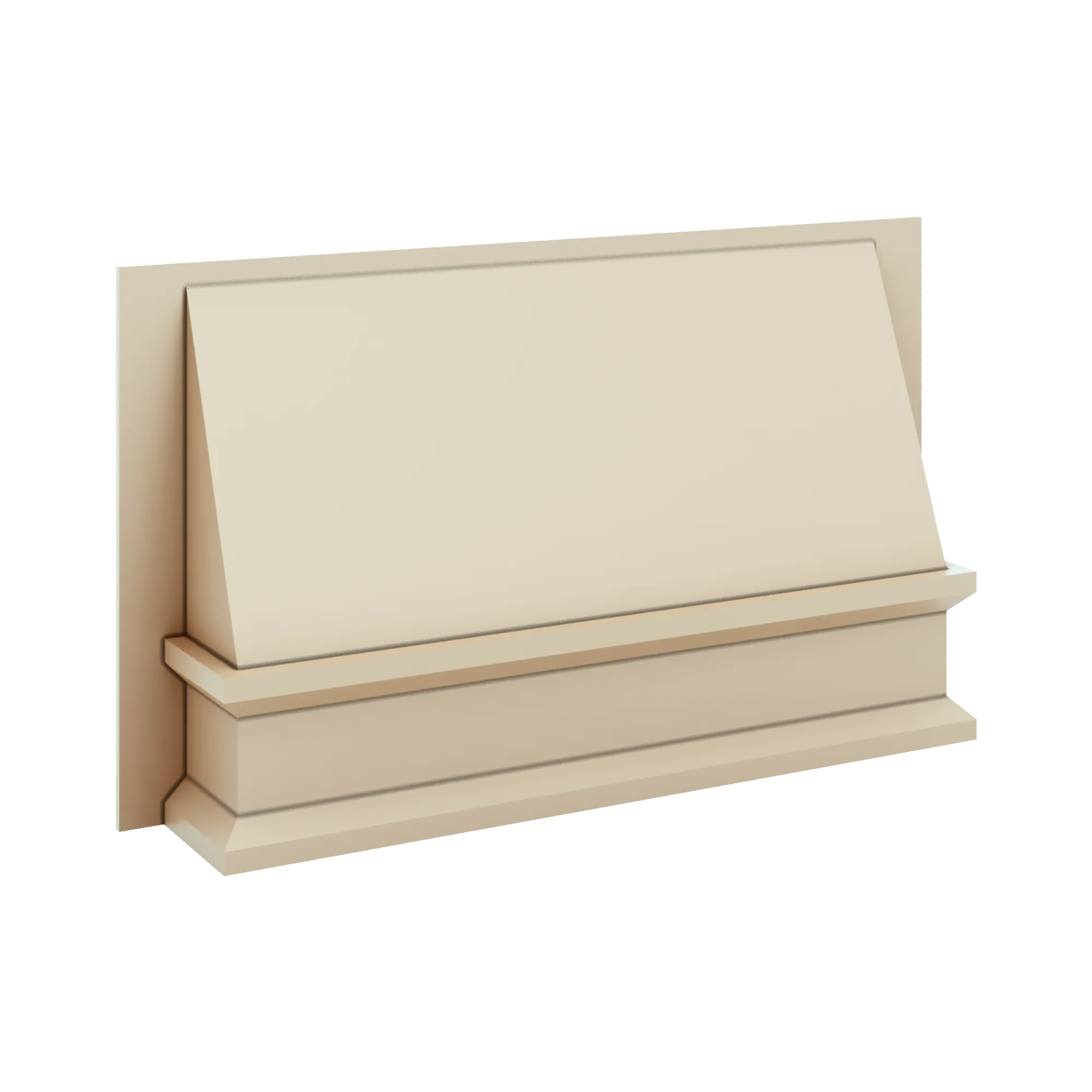 J&K Creme Glazed A7 Range Wood Hood 42" W x 24" H