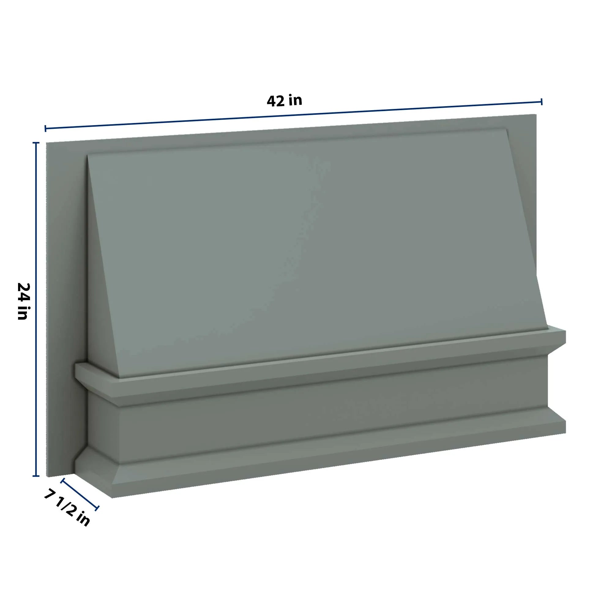 J&K Sage E3 Range Wood Hood 42" W x 24" H