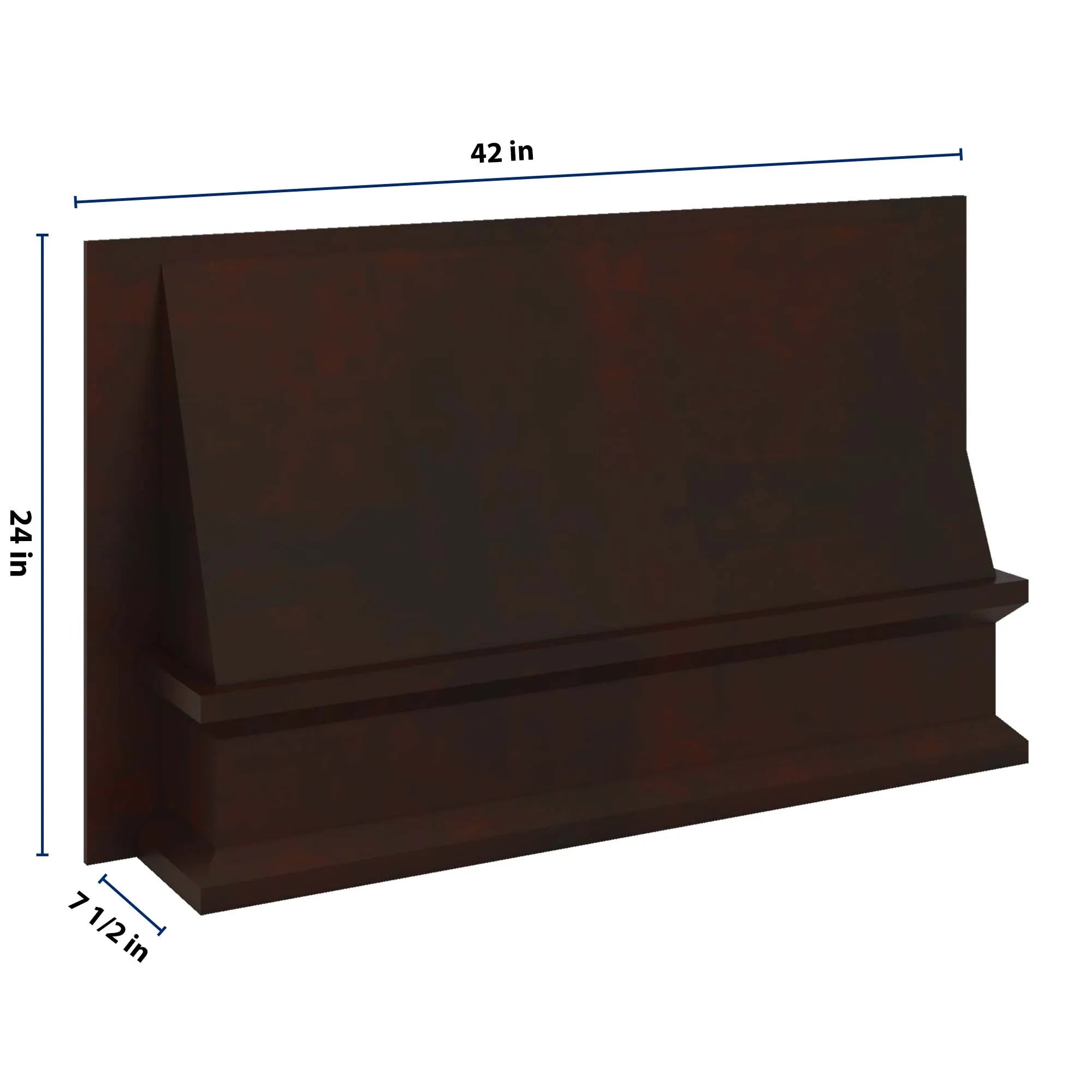 J&K Java Coffee S1 Range Wood Hood 42" W x 24" H