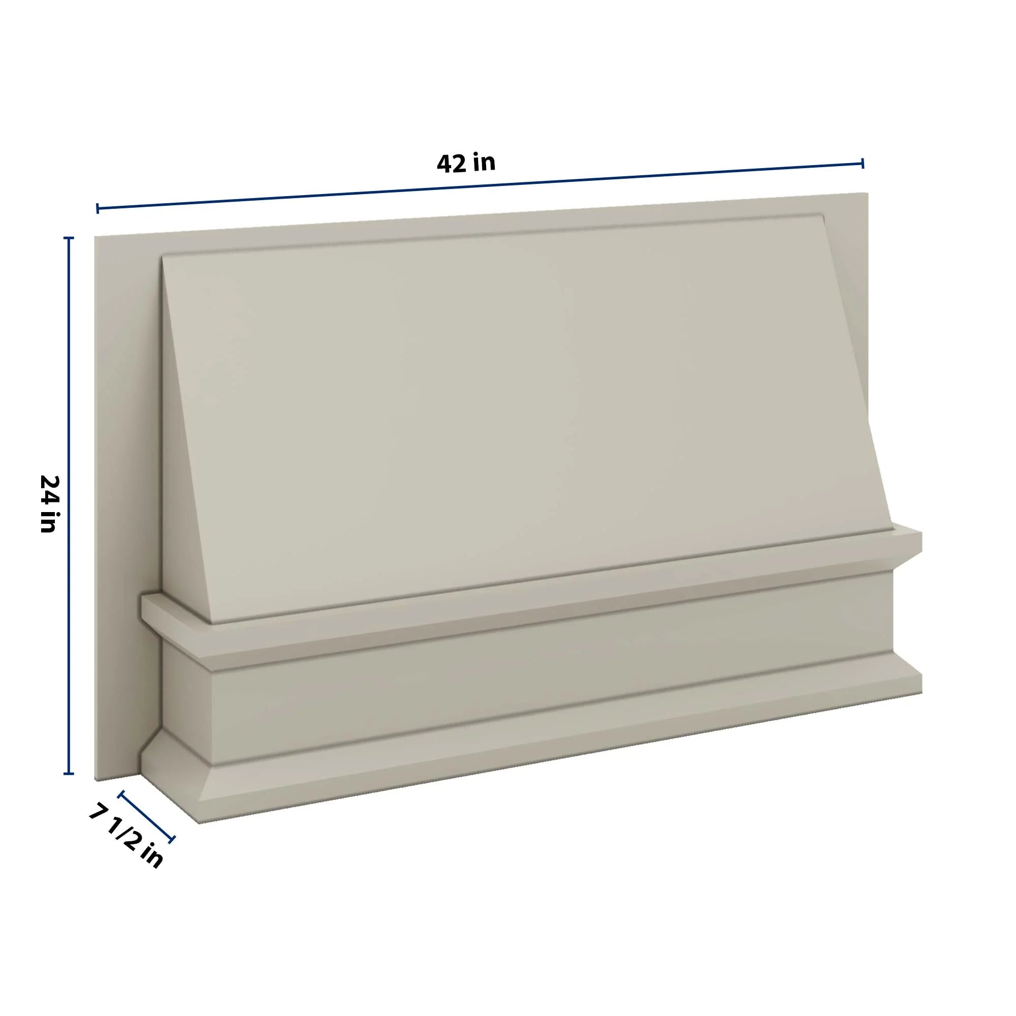 J&K Pebble B6 Range Wood Hood 42" W x 24" H