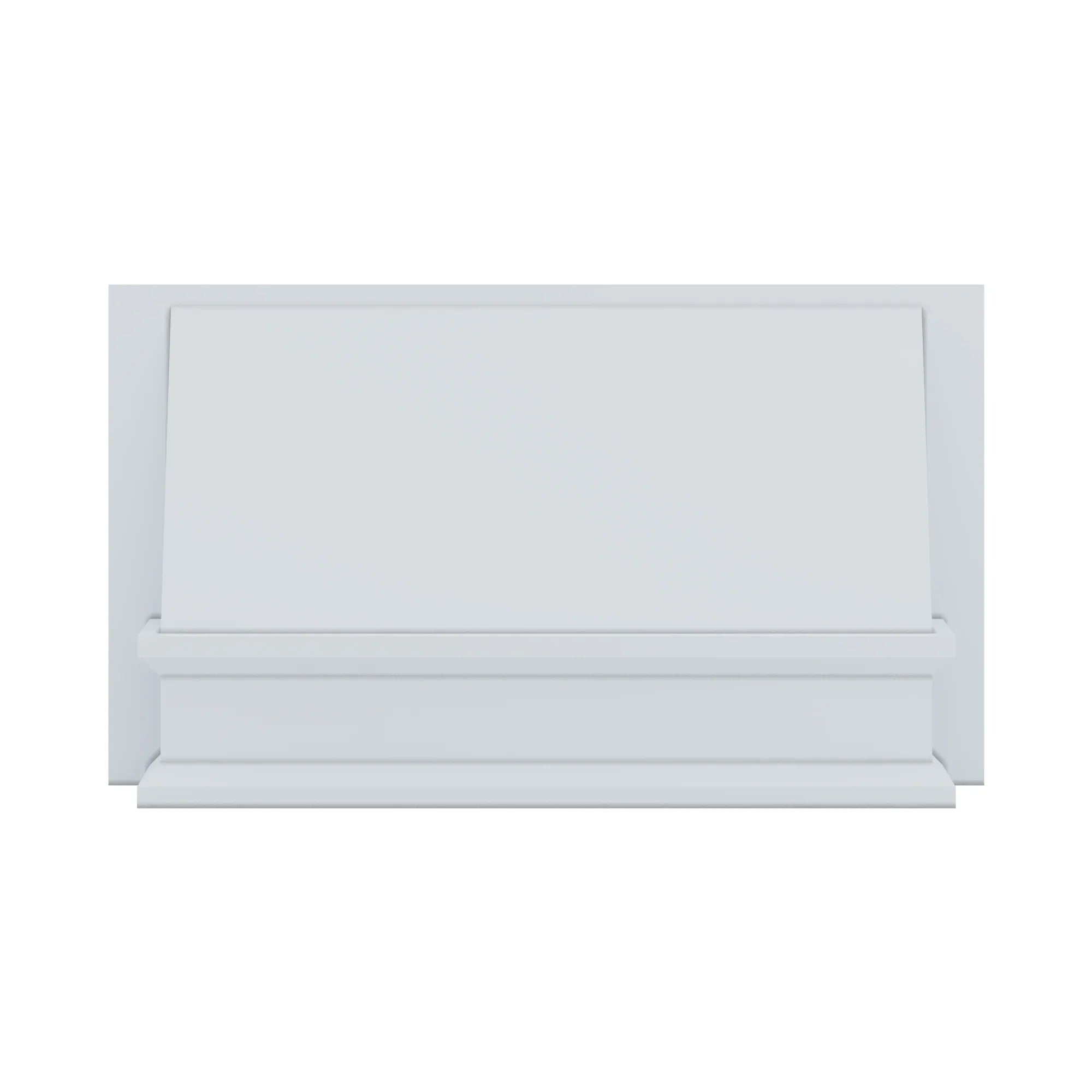 J&K White Shaker S8 Range Wood Hood 42" W x 24" H