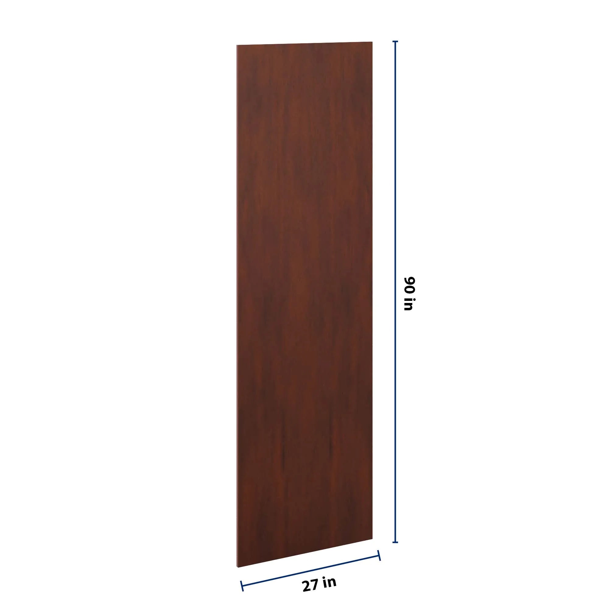 J&K Mahogany J5 Refrigerator Panel 3/4" W x 90" H x 27" D