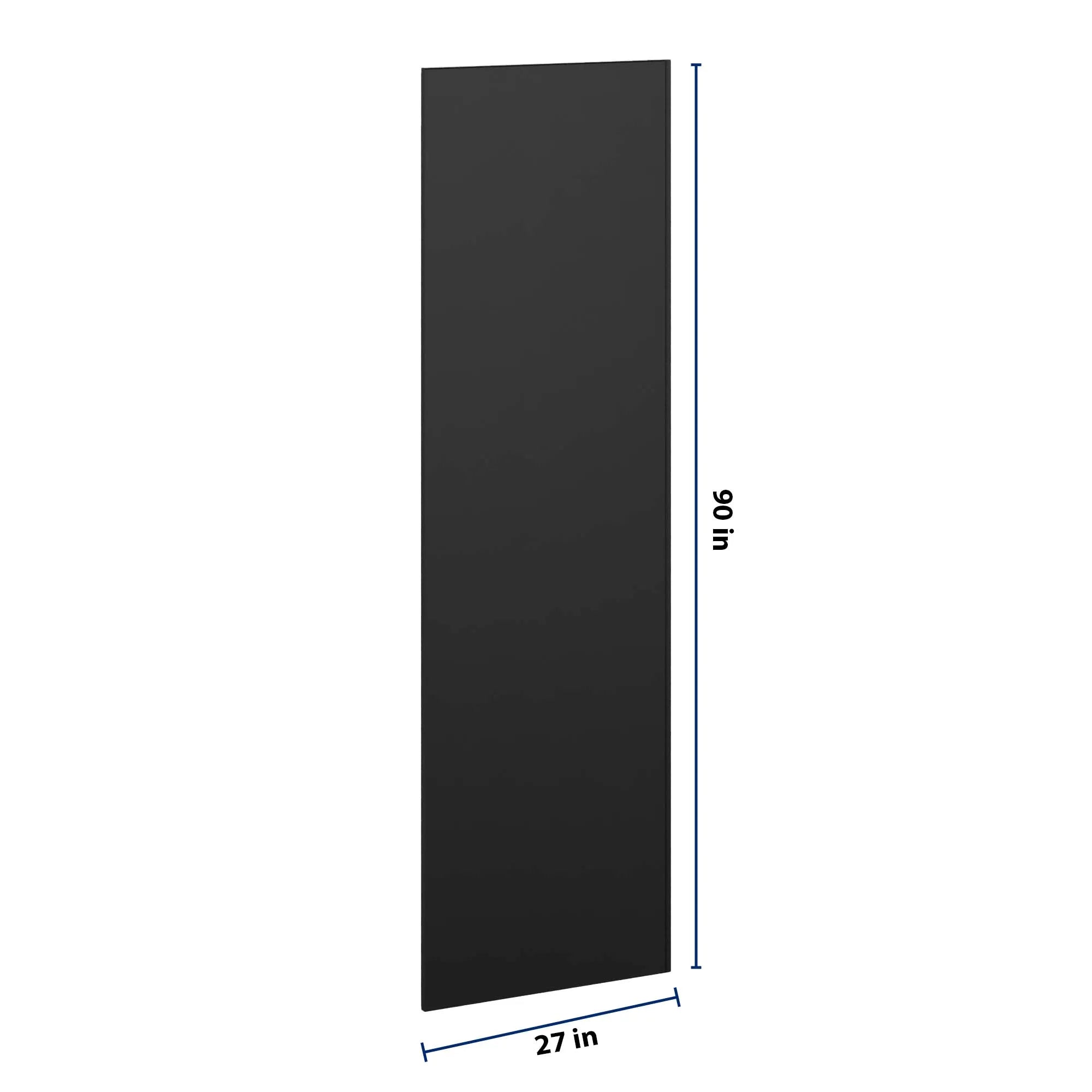 J&K Charcoal E2 Refrigerator Panel 3/4" W x 90" H x 27" D