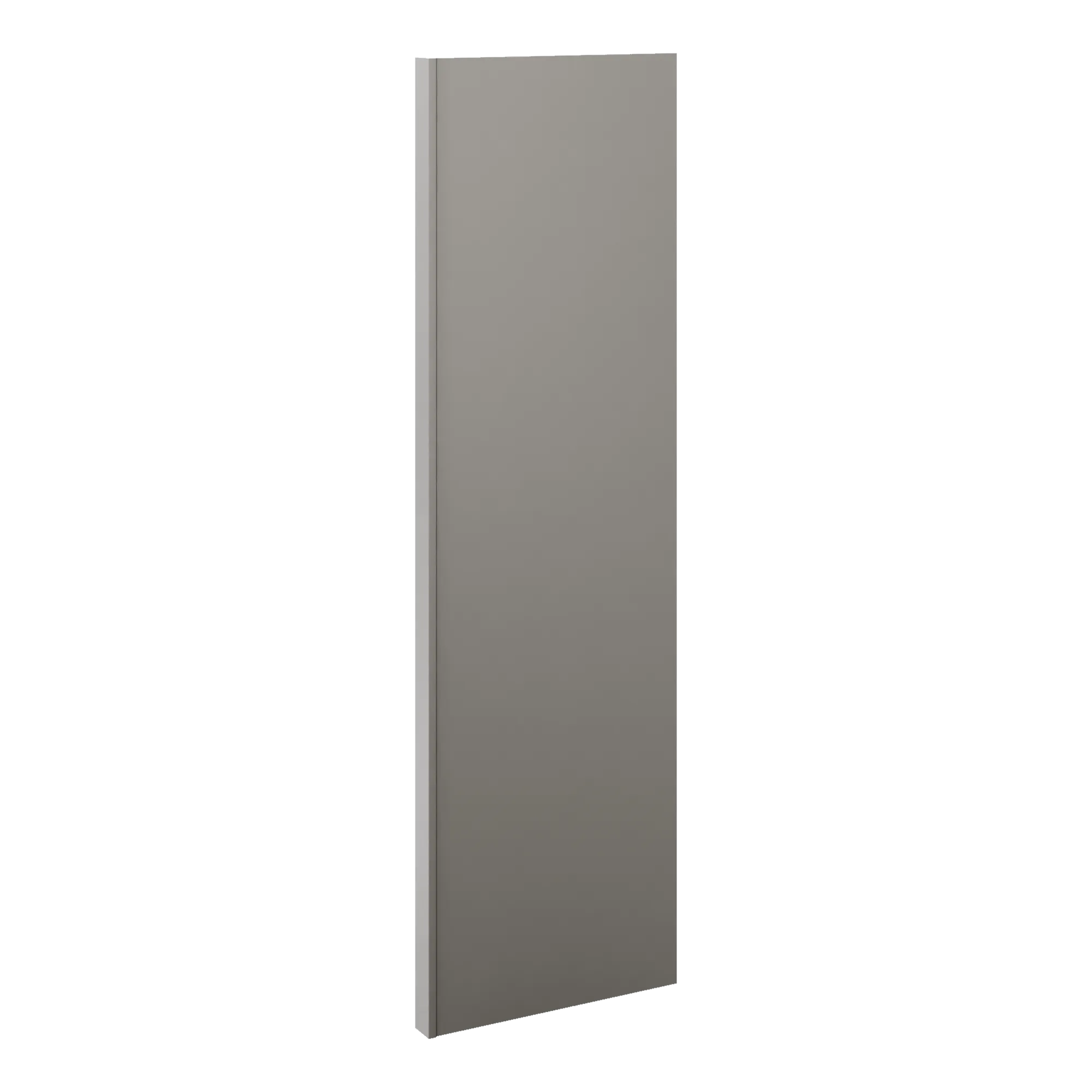 J&K Greige K3 Refrigerator Panel w/Return Filler 3" W x 90" H x 27" D
