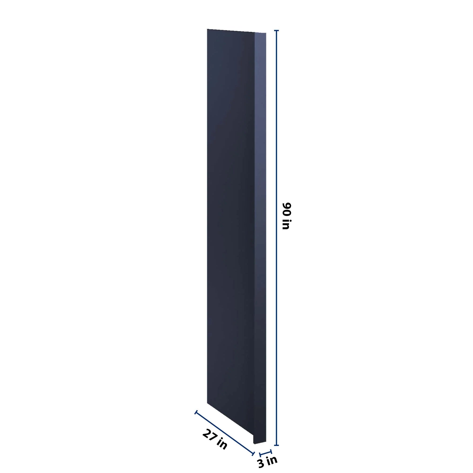 J&K Naval B7 Refrigerator Panel w/Return Filler 3" W x 90" H x 27" D