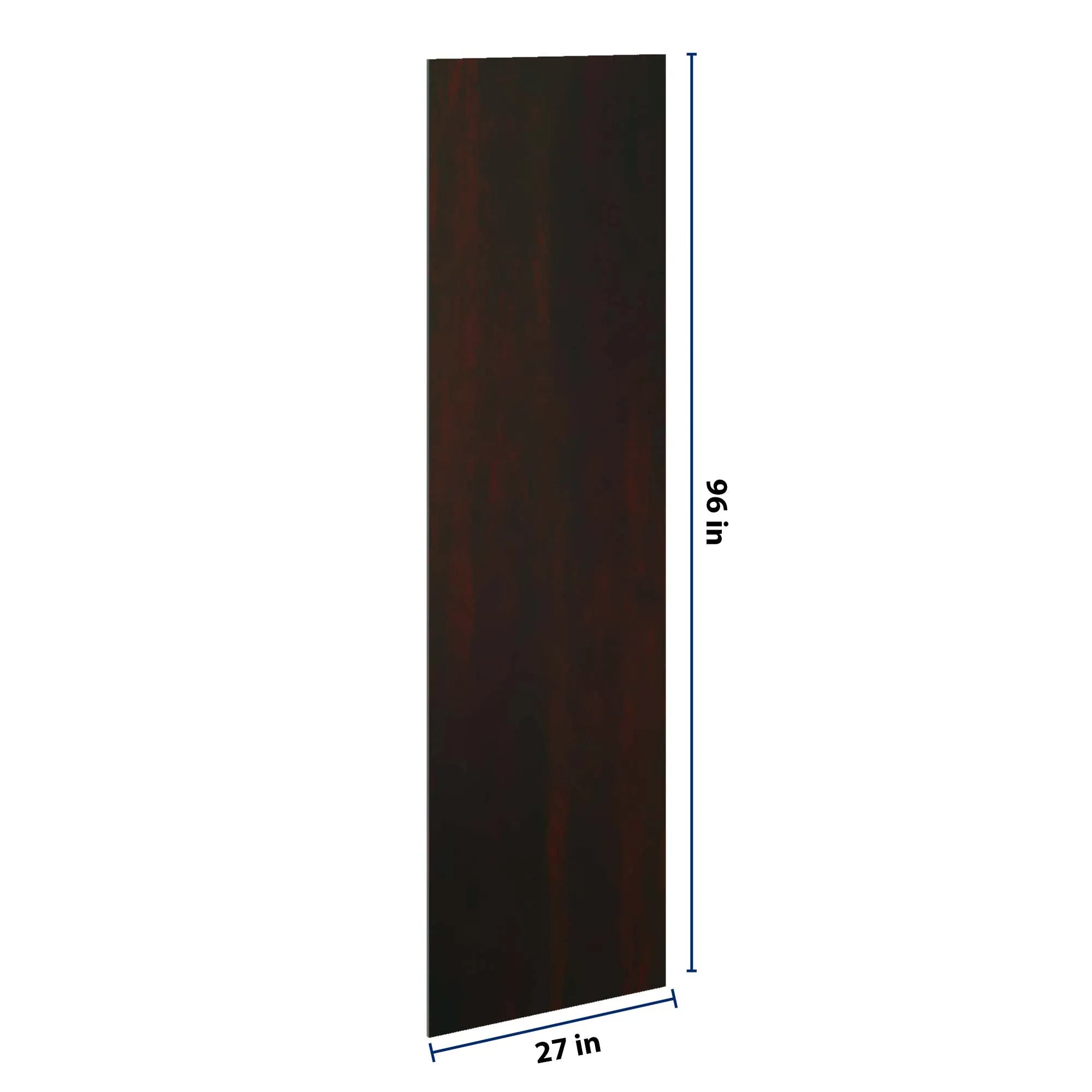 J&K Espresso K8 Refrigerator Panel 3/4" W x 96" H x 27" D