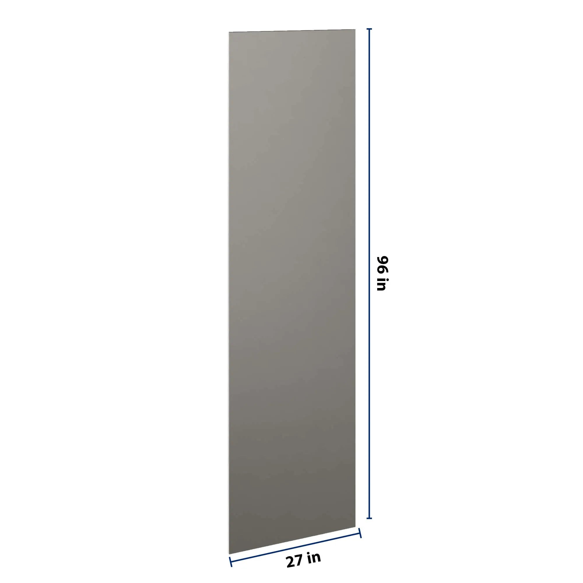 J&K Greige K3 Refrigerator Panel 3/4" W x 96" H x 27" D