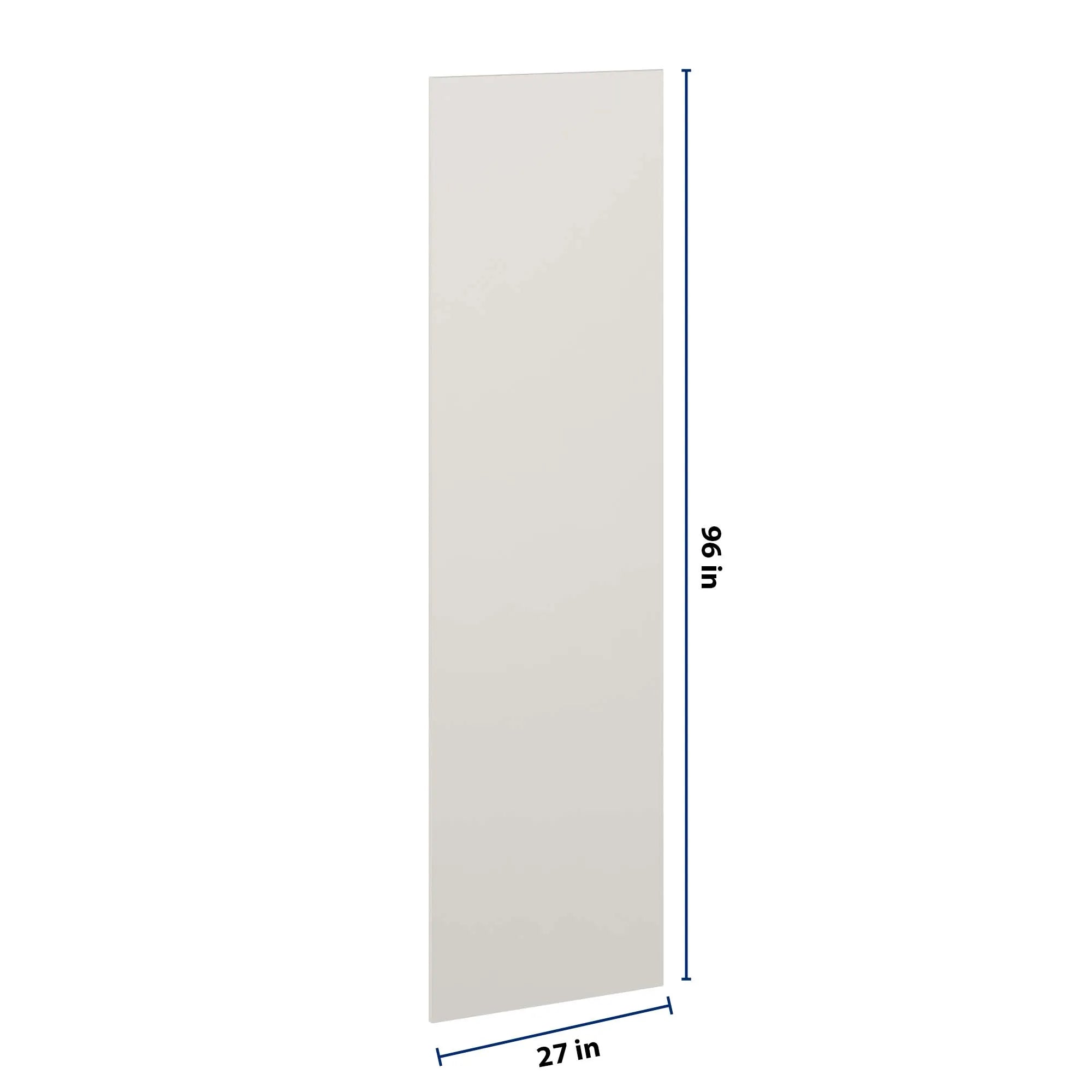 J&K Dove E1 Refrigerator Panel 3/4" W x 96" H x 27" D