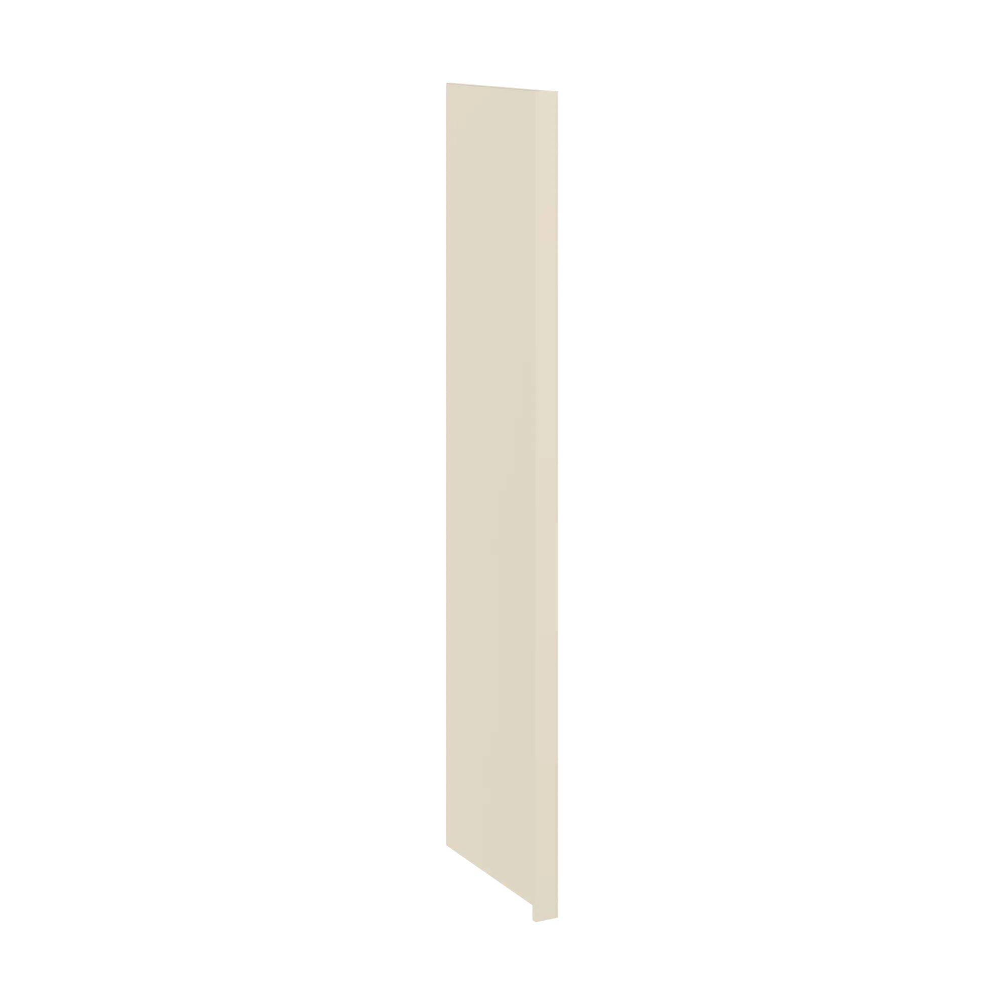 J&K Pearl Glazed H9 Refrigerator Panel w/Return Filler 3" W x 96" H x 27" D