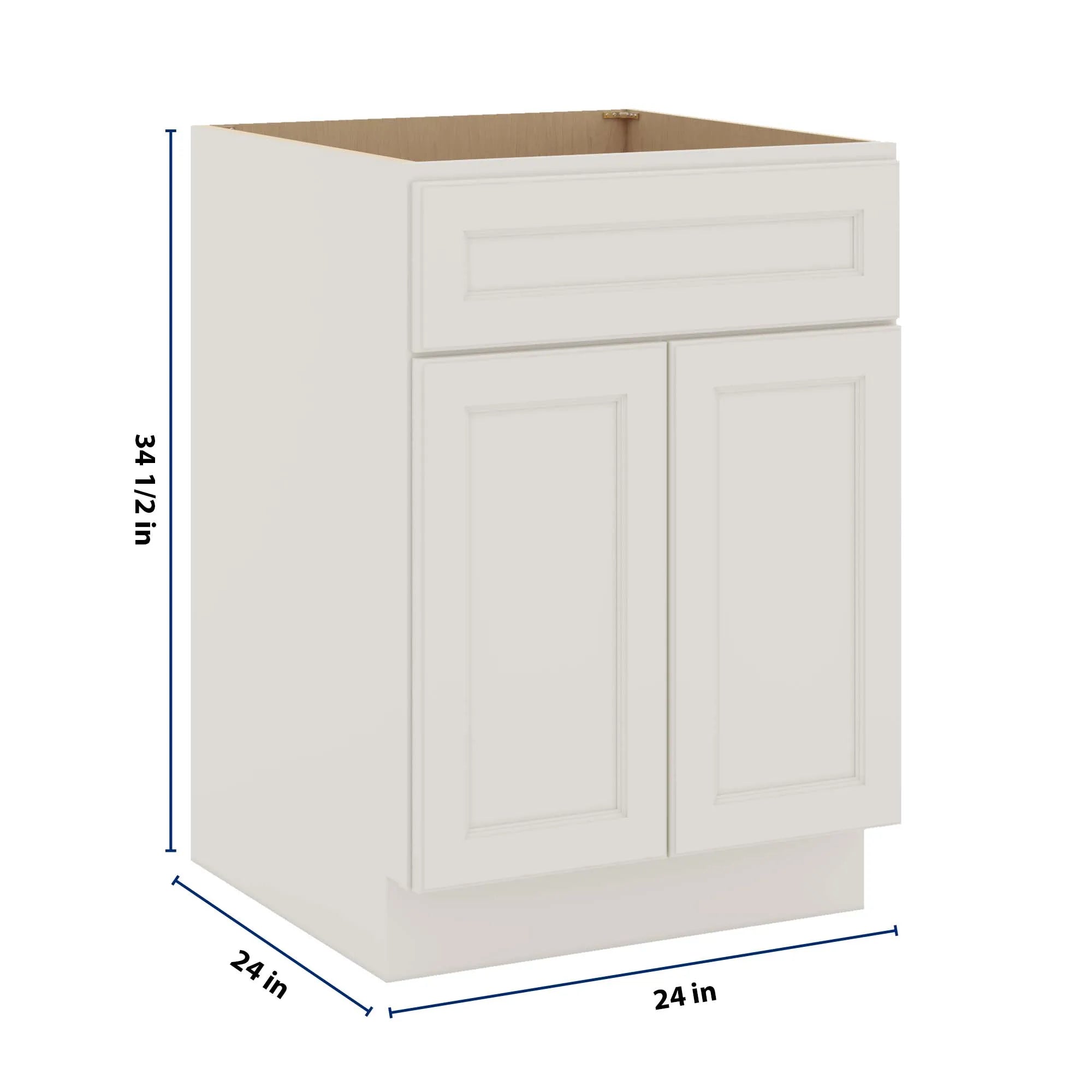 J&K Dove E1 Sink Base - 24" W