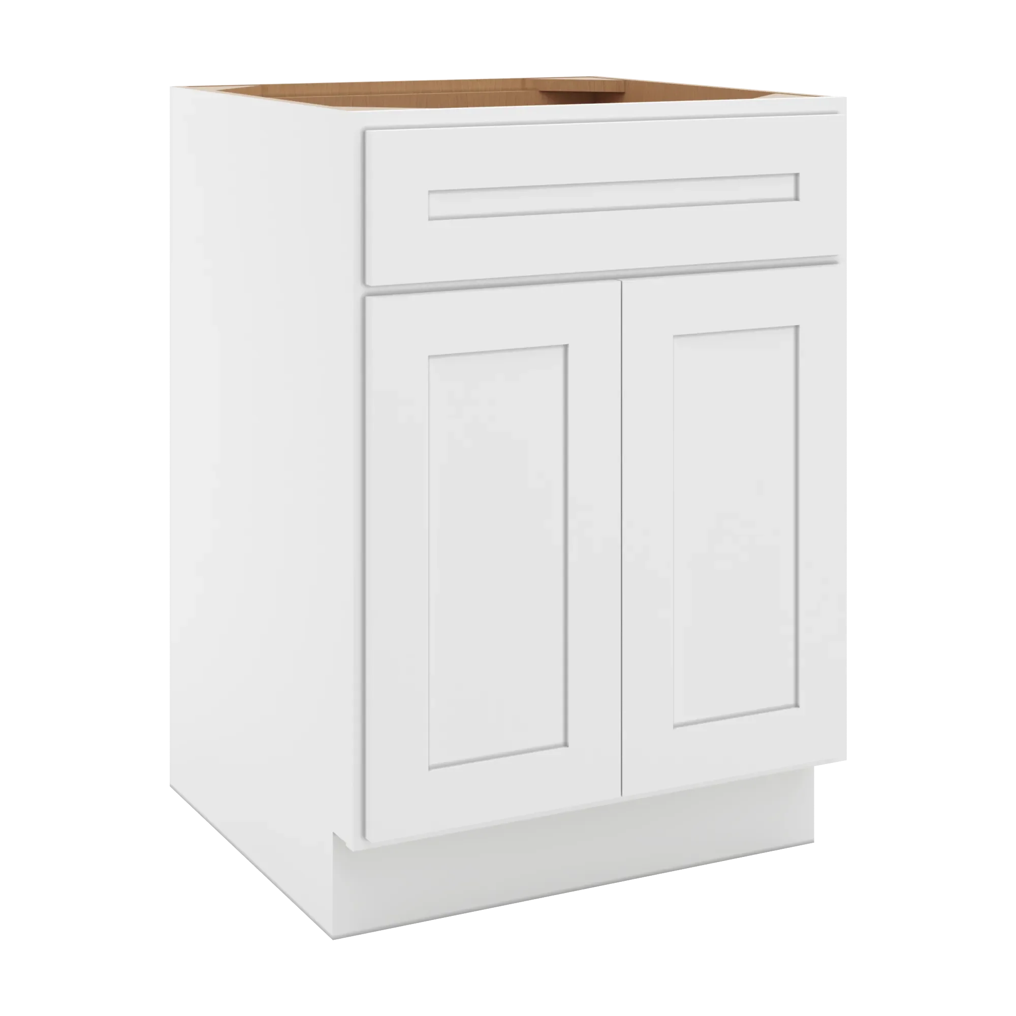 cnc luxor 5 piece white 24 w 1 drawer front double door sink base cabinet