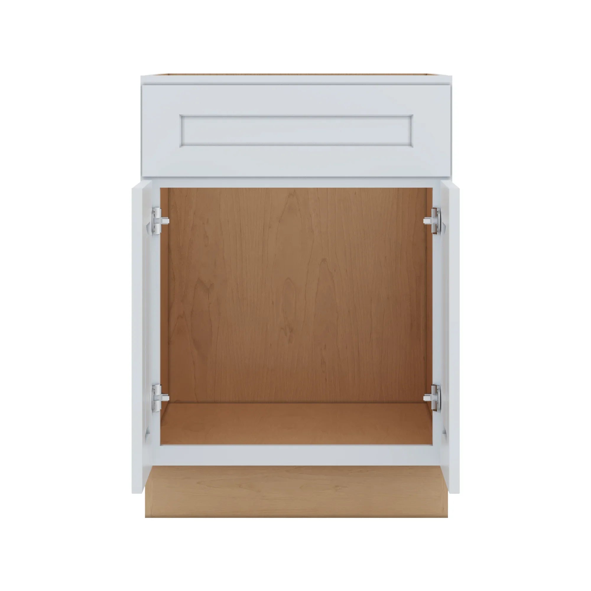 J&K White Shaker S8 Sink Base 24" W