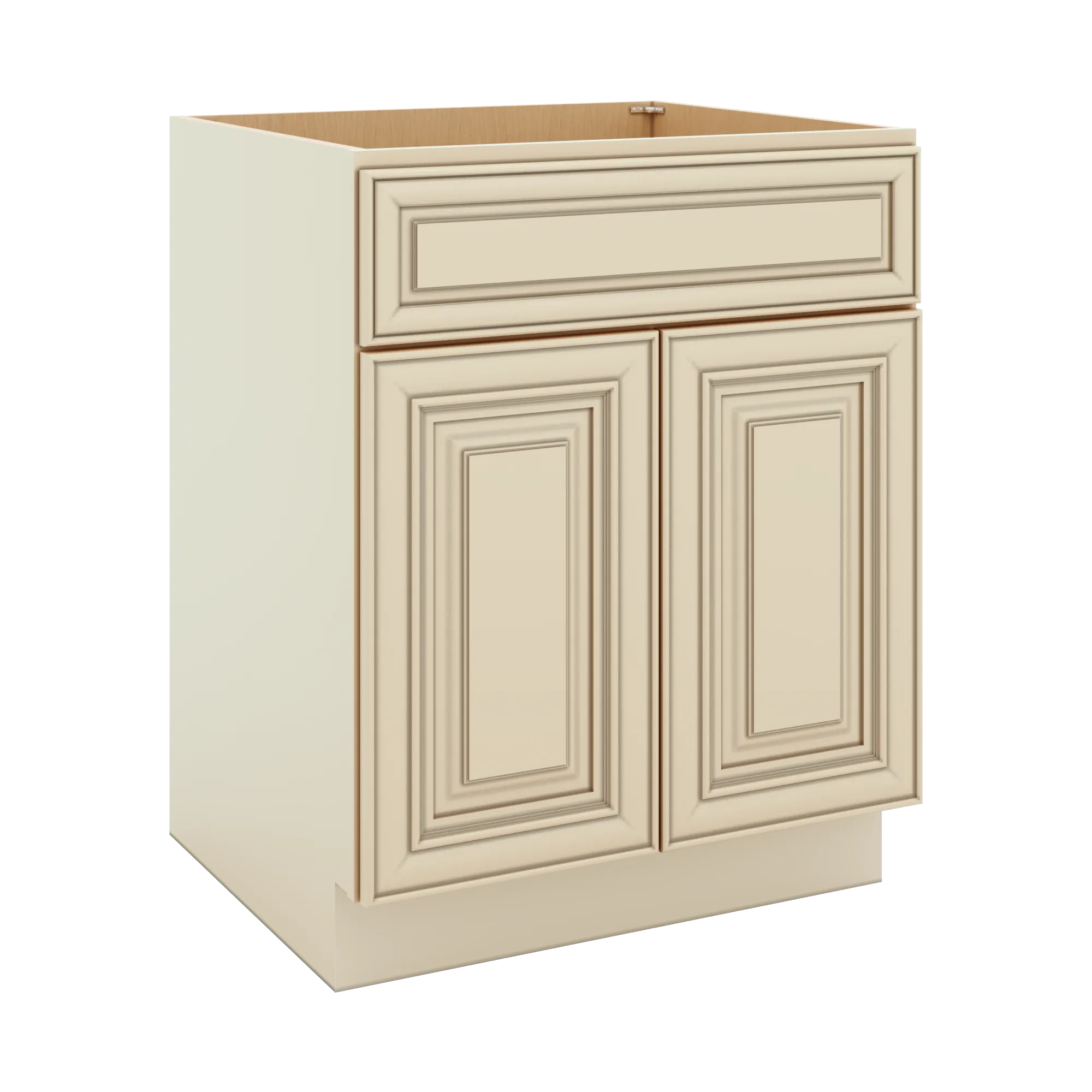 J&K Creme Glazed A7 Sink Base - 27" W