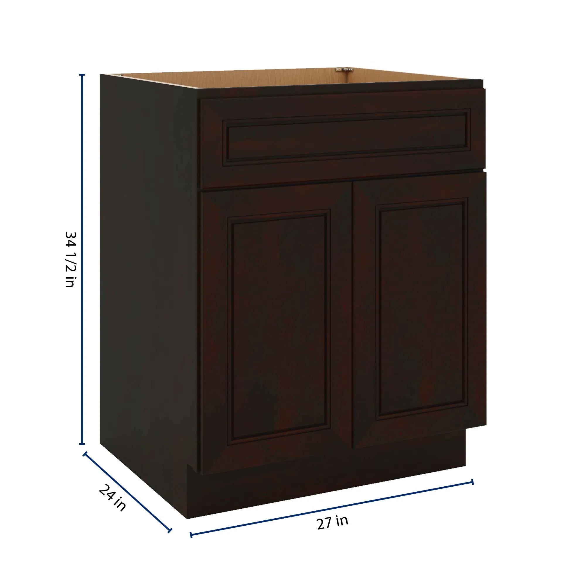 J&K Espresso K8 Sink Base - 27" W