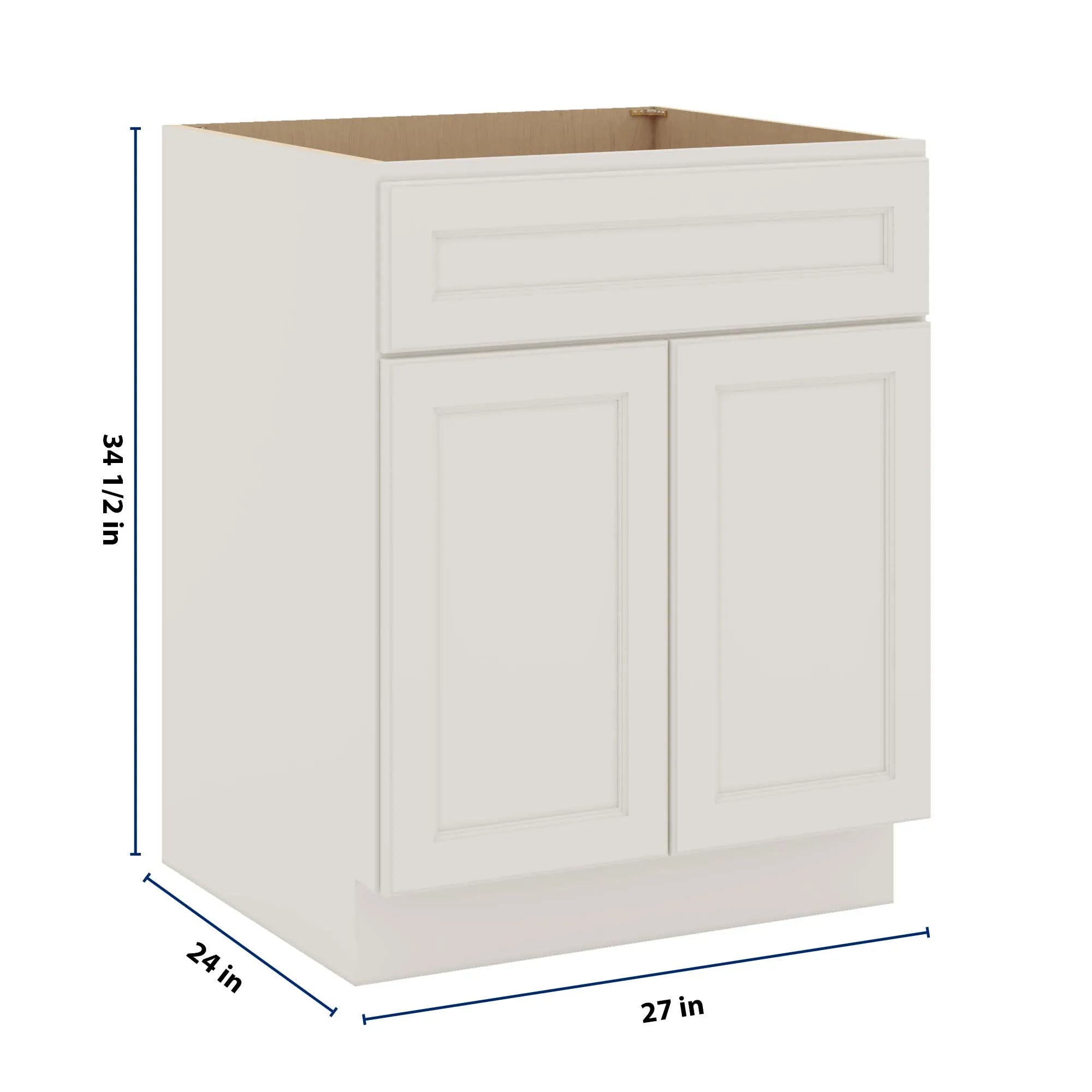 J&K Dove E1 Sink Base - 27" W
