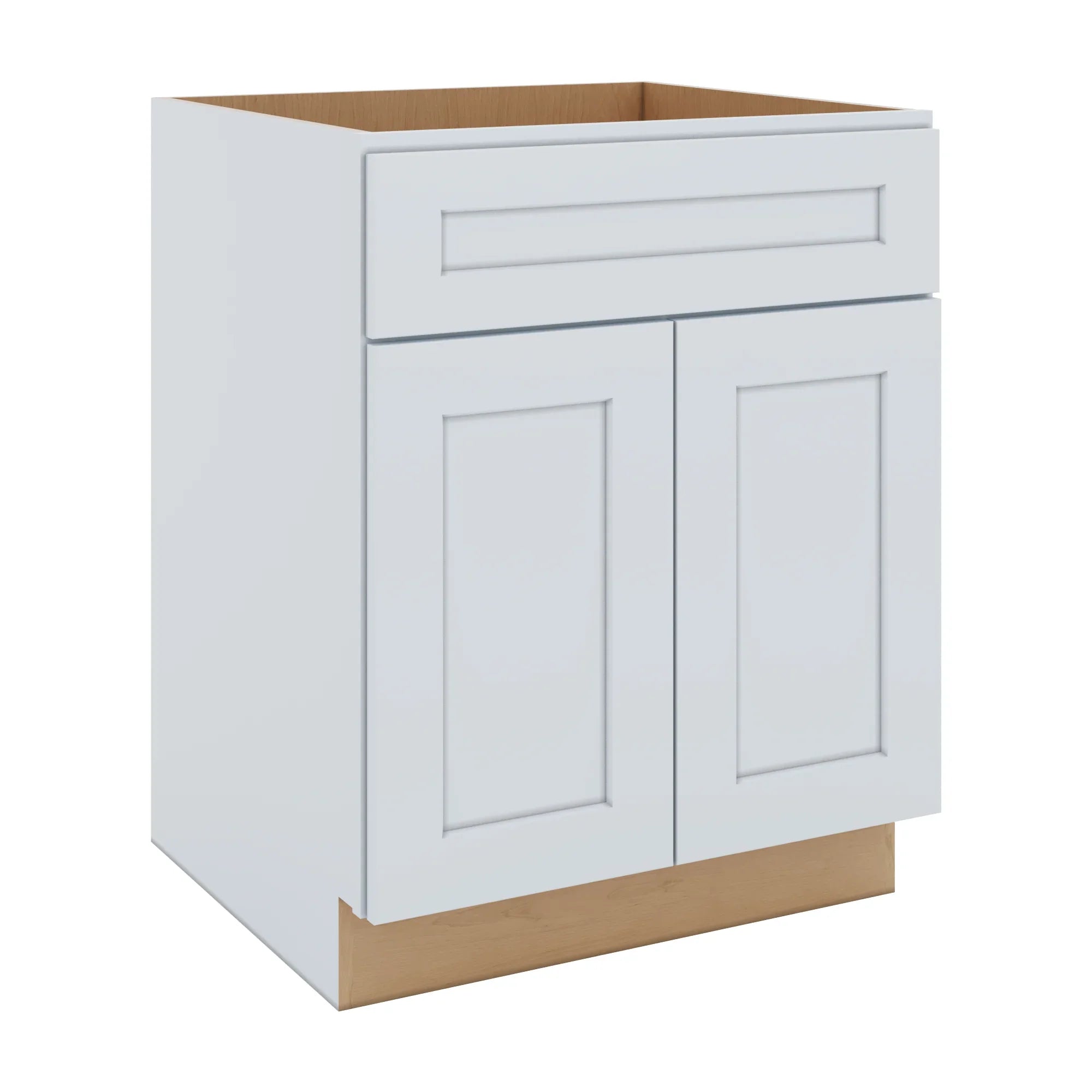 J&K White Shaker S8 Sink Base - 27" W