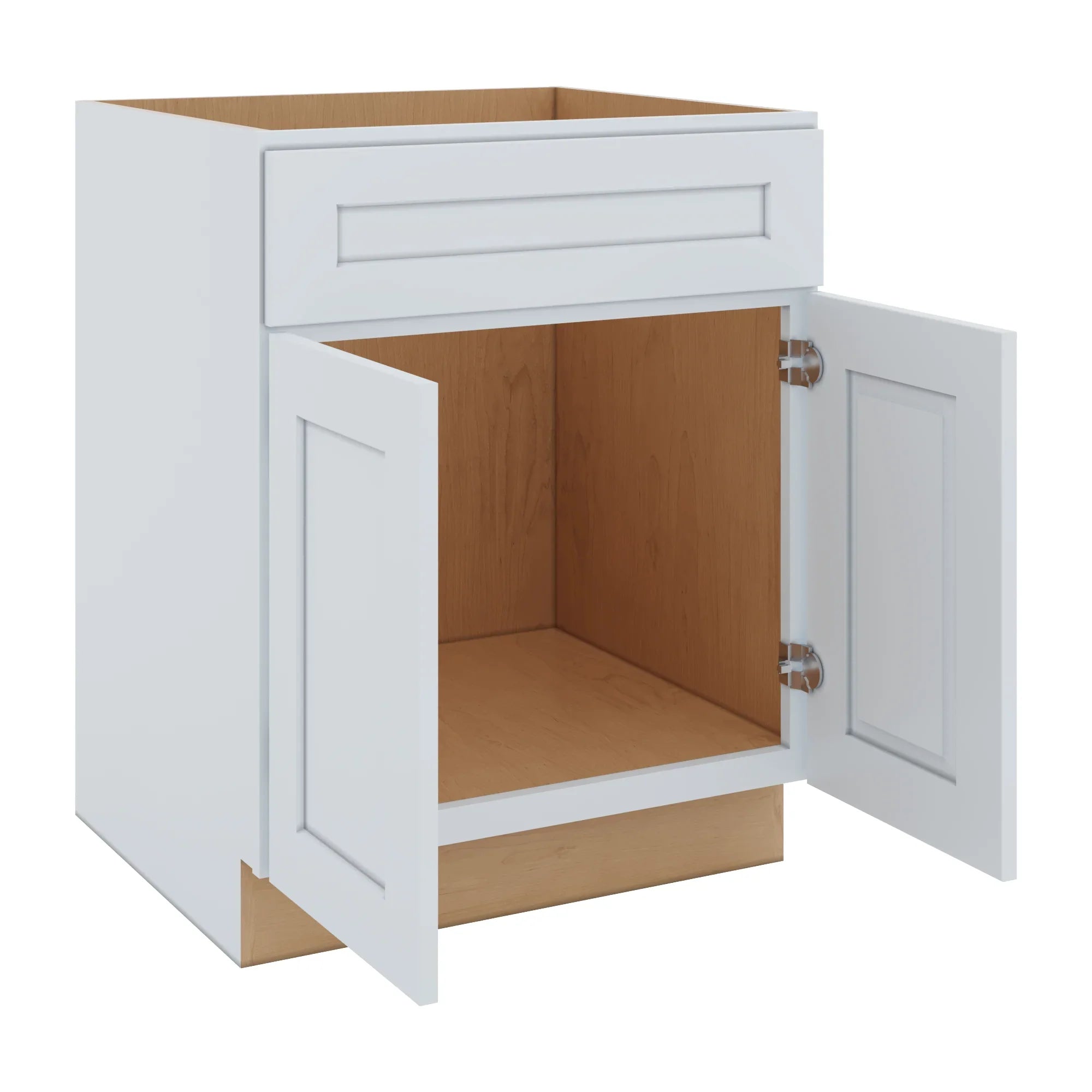J&K White Shaker S8 Sink Base 27" W