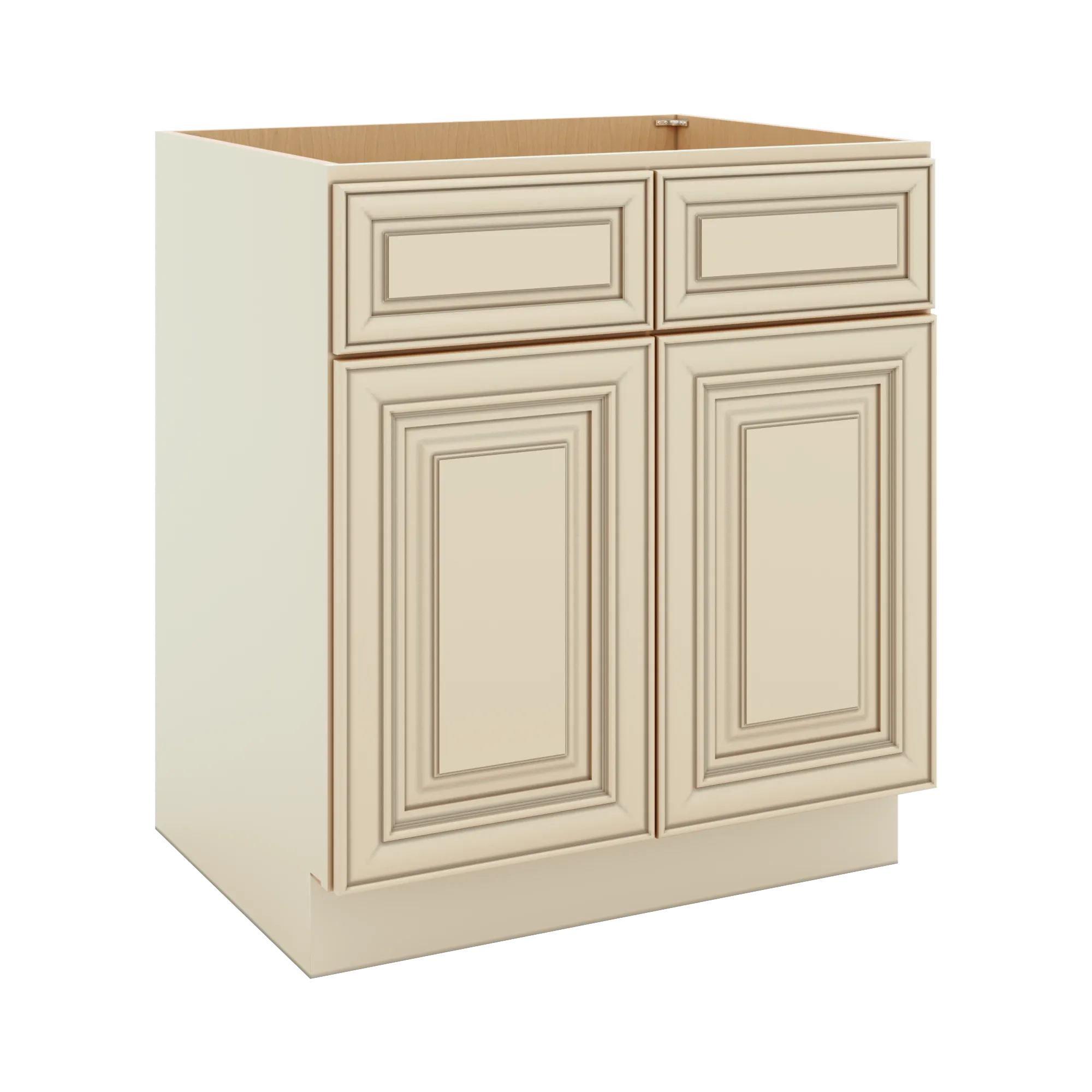 J&K Creme Glazed A7 Sink Base -30" W