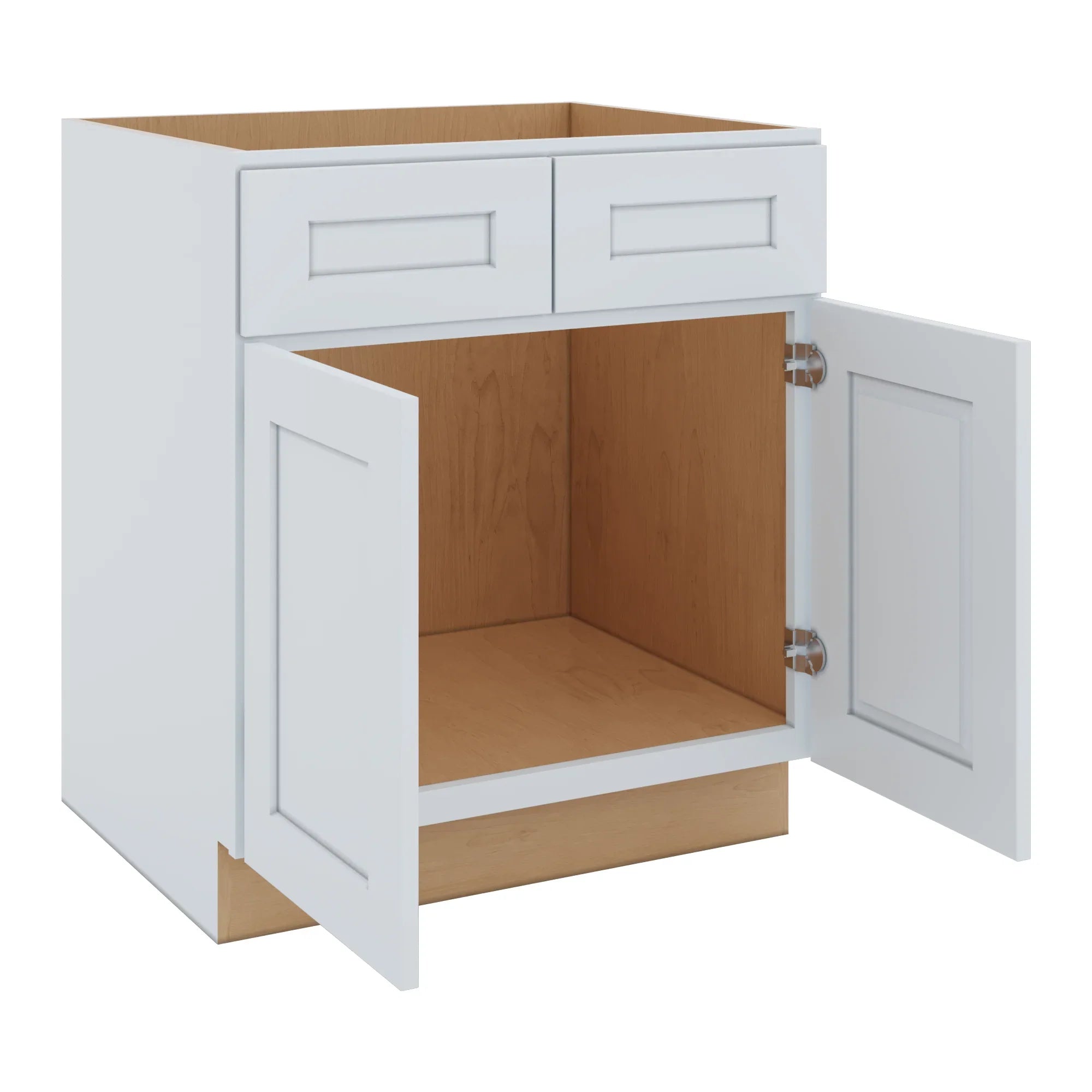 J&K White Shaker S8 Sink Base 30" W
